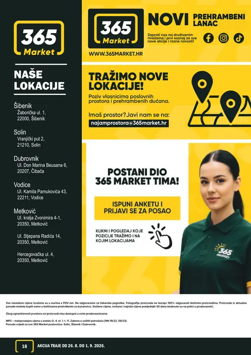 365 Market katalog — stranica 18 (vrijedi 26. 08. 2026.–01. 09. 2026.)