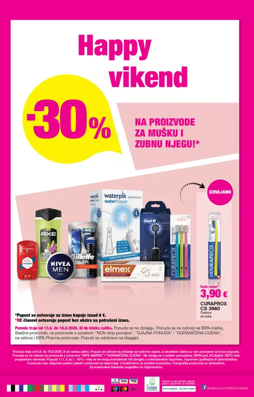 Bipa katalog — stranica 25: CURAPROX CURAPROX CS 3960 Četkice za zube (vrijedi 06. 08. 2026.–19. 08. 2026.)