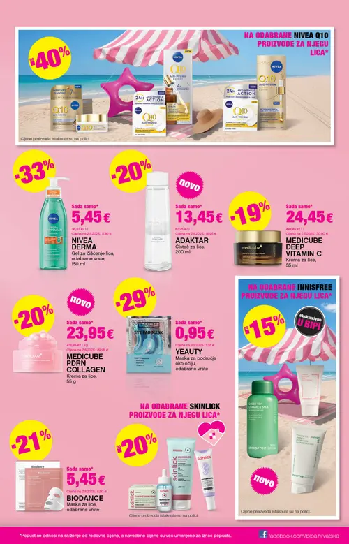 Bipa katalog — stranica 11: YEAUTY YEAUTY Maske za područje oko očiju, odabrane vrste, BIODANCE BIODANCE Maske za lice, odabrane vrste, ADAKTAR Čistač za lice, MEDICUBE MEDICUBE PDRN COLLAGEN Krema za lice (vrijedi 09. 07. 2026.–22. 07. 2026.)