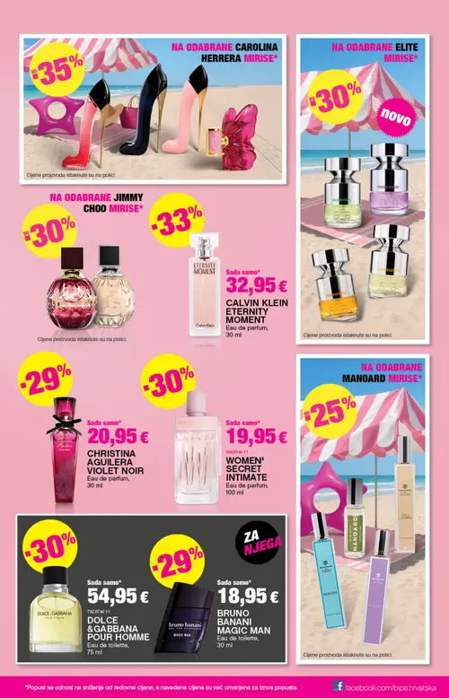 Bipa katalog — stranica 5: Dolce & Gabbana DOLCE & GABBANA POUR HOMME Eau de toilette, Women' Secret WOMEN' SECRET INTIMATE Eau de parfum (vrijedi 20. 08. 2026.–02. 09. 2026.)
