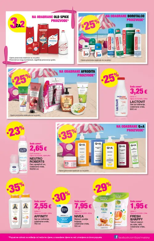 Bipa katalog — stranica 9: NIVEA Balzam poslije brijanja, odabrane vrste, NEUTRO ROBERTS Deo sprej/roll on, odabrane vrste, LACTOVIT Gel za tuširanje, odabrane vrste, AFFINITY Gel za tuširanje, odabrane vrste (vrijedi 20. 08. 2026.–02. 09. 2026.)