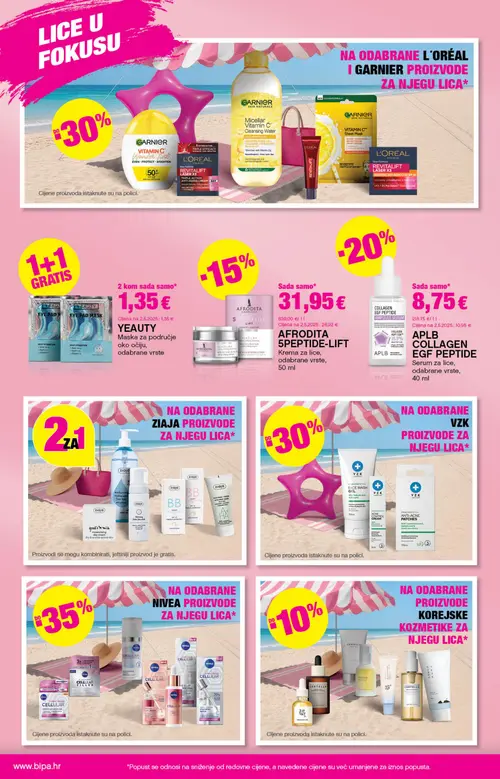 Bipa katalog — stranica 12: APLB APLB COLLAGEN EGF PEPTIDE Serum za lice, odabrane vrste, ZIAJA ZIAJA, ZIAJA ZIAJA, YEAUTY Maska za područje oko očiju, odabrane vrste (vrijedi 25. 06. 2026.–08. 07. 2026.)