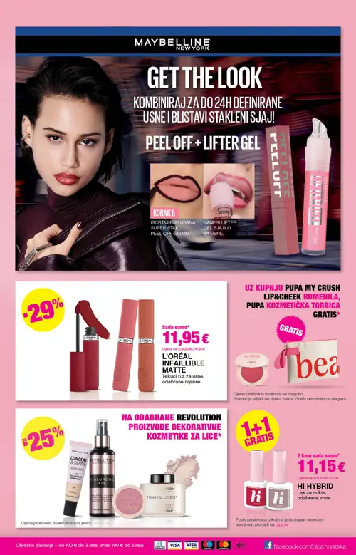 Bipa katalog — stranica 3: L'ORÉAL PARIS L'ORÉAL INFALLIBLE MATTE Tekući ruž za usne, HI HYBRID Lak za nokte (vrijedi 01.10.–14.10.2026.)
