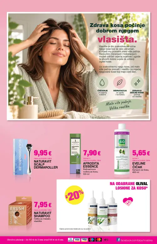 Bipa katalog — stranica 7: EVELINE ČIČAK Šampon za kosu, NATURAVIT SHAMPOO Četka za masažu vlasišta (vrijedi 15.10.–28.10.2026.)