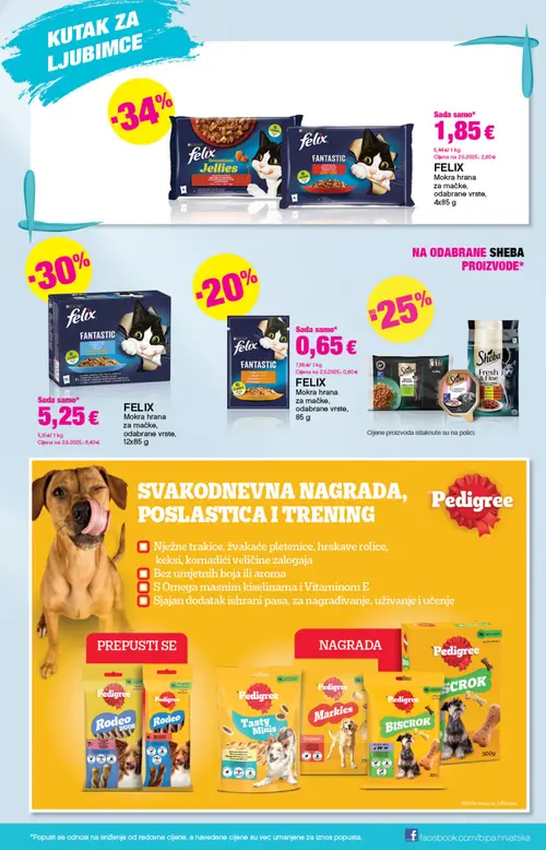 Bipa katalog — stranica 17: FELIX Mokra hrana za mačke, odabrane vrste, 4x85 g, FELIX Mokra hrana za mačke, odabrane vrste, 85 g, FELIX Mokra hrana za mačke, odabrane vrste, 12x85 g, Pedigree Rodeo Duos (vrijedi 17. 09. 2026.–30. 09. 2026.)
