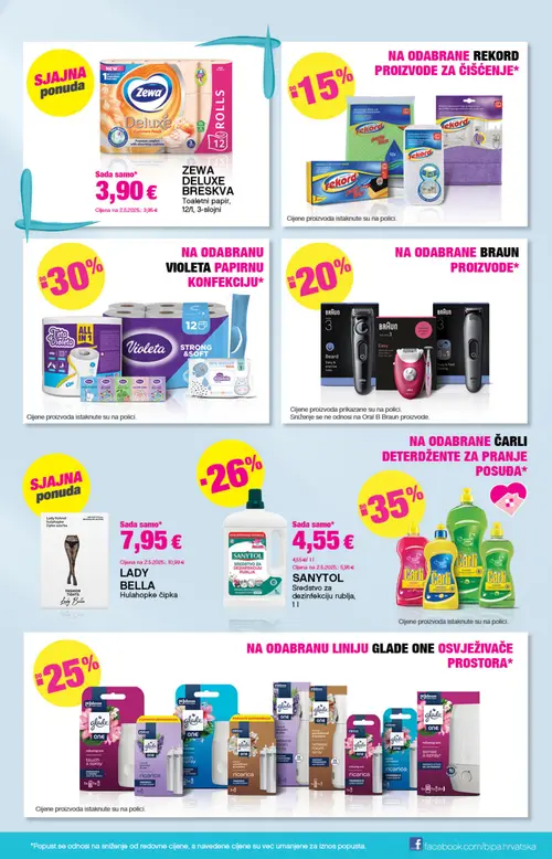 Bipa katalog — stranica 19: Lady Bella Hulahoopke čipka, Sanytol Sredstvo za dezinfekciju rublja, Zewa Deluxe Cashmere Peach (vrijedi 17. 09. 2026.–30. 09. 2026.)