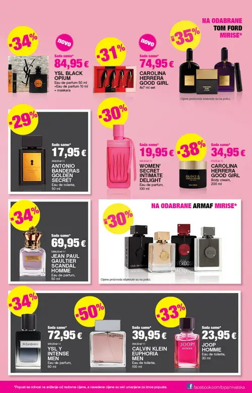 Bipa katalog — stranica 5: CALVIN KLEIN EUPHORIA MEN, WOMEN' SECRET INTIMATE DELIGHT, CAROLINA HERRERA GOOD GIRL, JOOP HOMME (vrijedi 17. 09. 2026.–30. 09. 2026.)