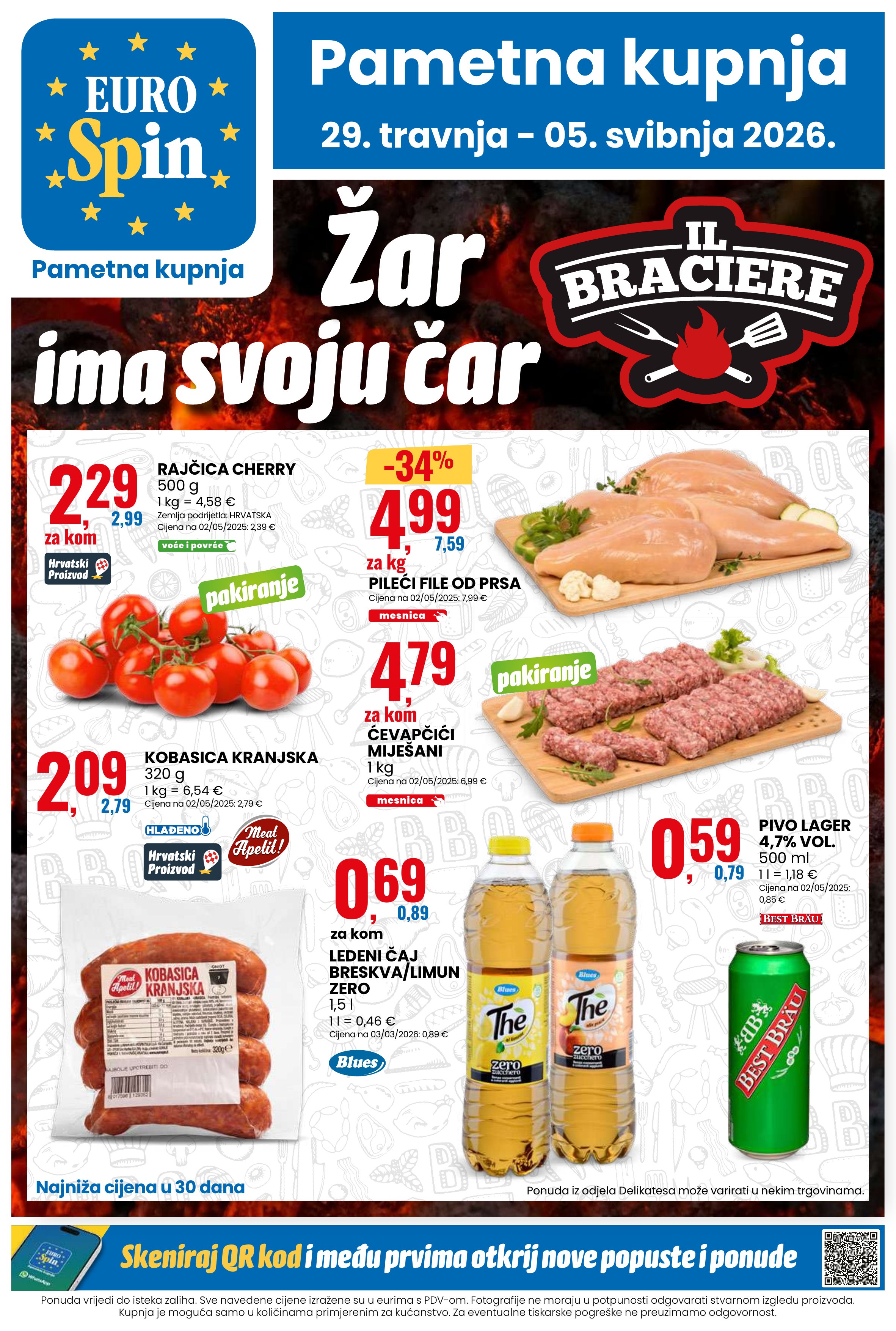 Eurospin katalog — stranica 1 (vrijedi 29. 04. 2026.–05. 05. 2026.)