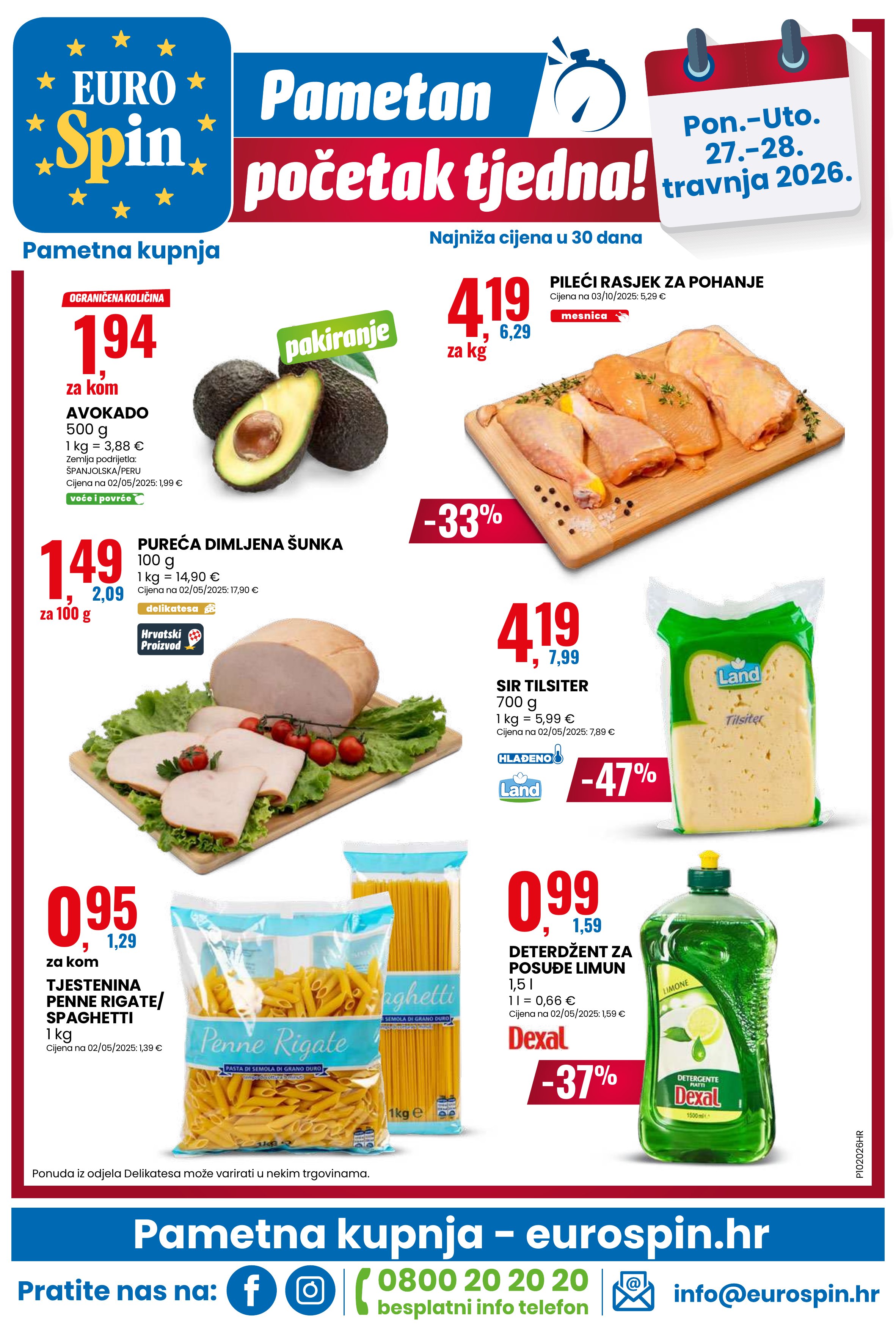Eurospin katalog — stranica 16 (vrijedi 22. 04. 2026.–28. 04. 2026.)