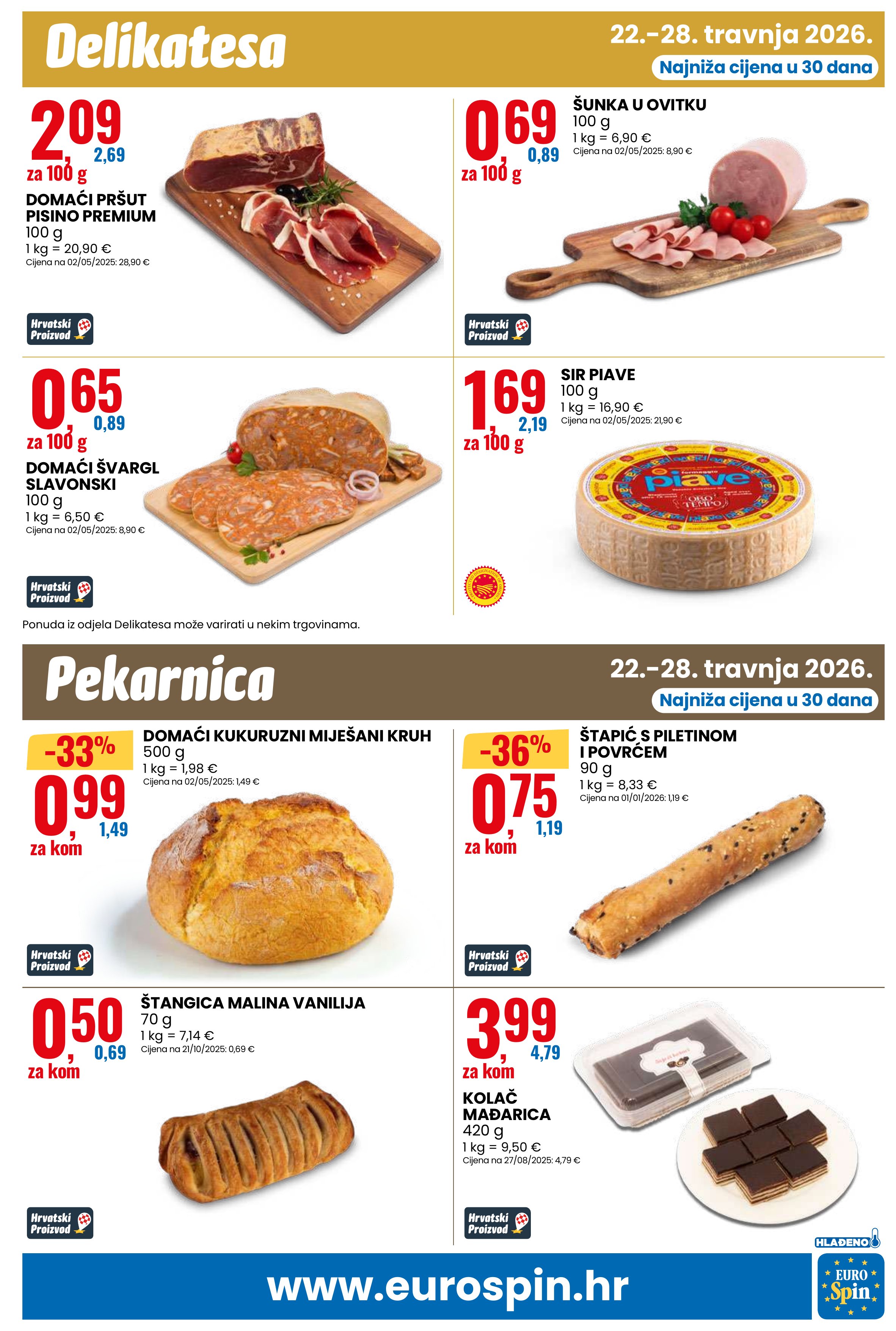 Eurospin katalog — stranica 7 (vrijedi 22. 04. 2026.–28. 04. 2026.)