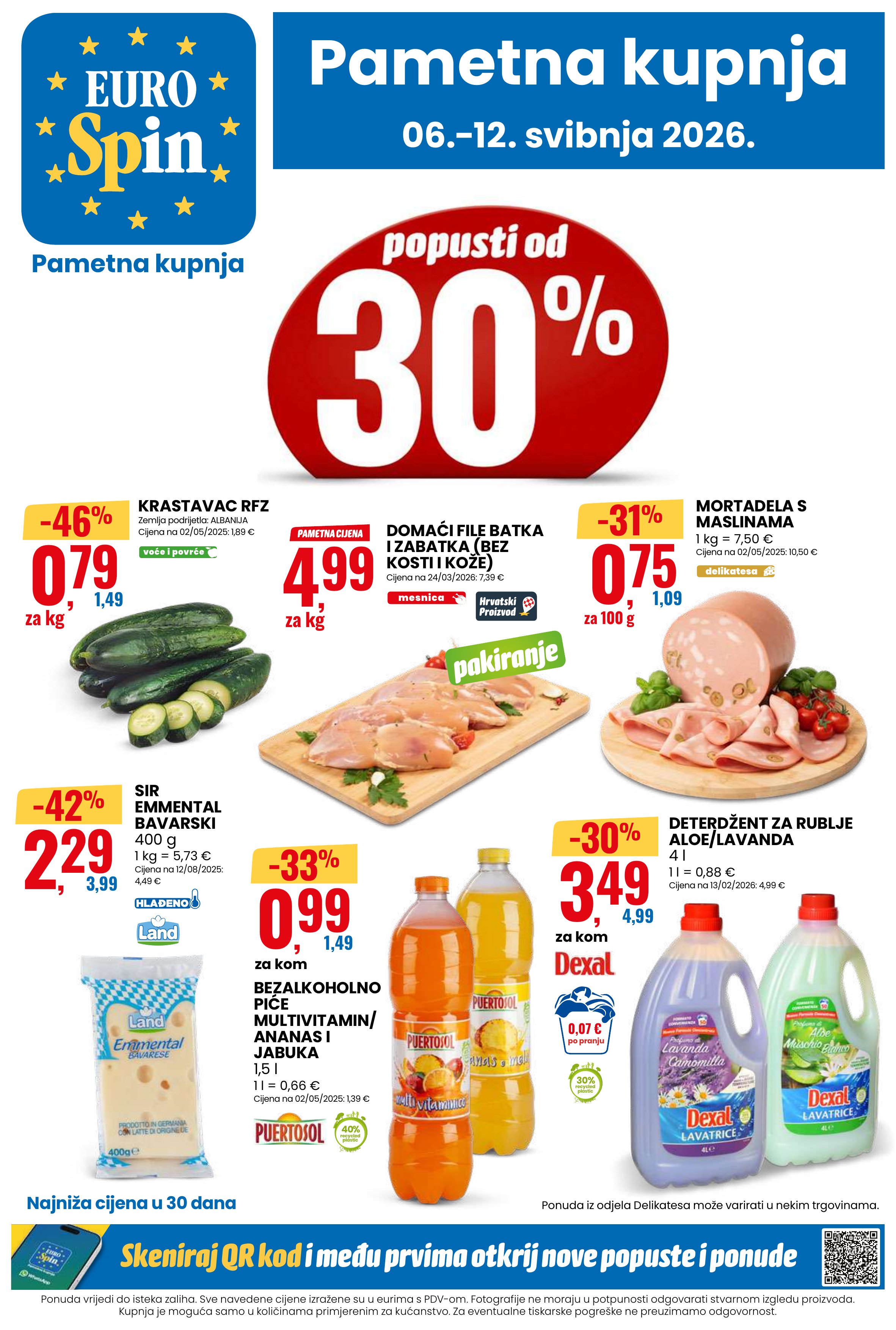 Eurospin katalog — stranica 1 (vrijedi 06. 05. 2026.–12. 05. 2026.)