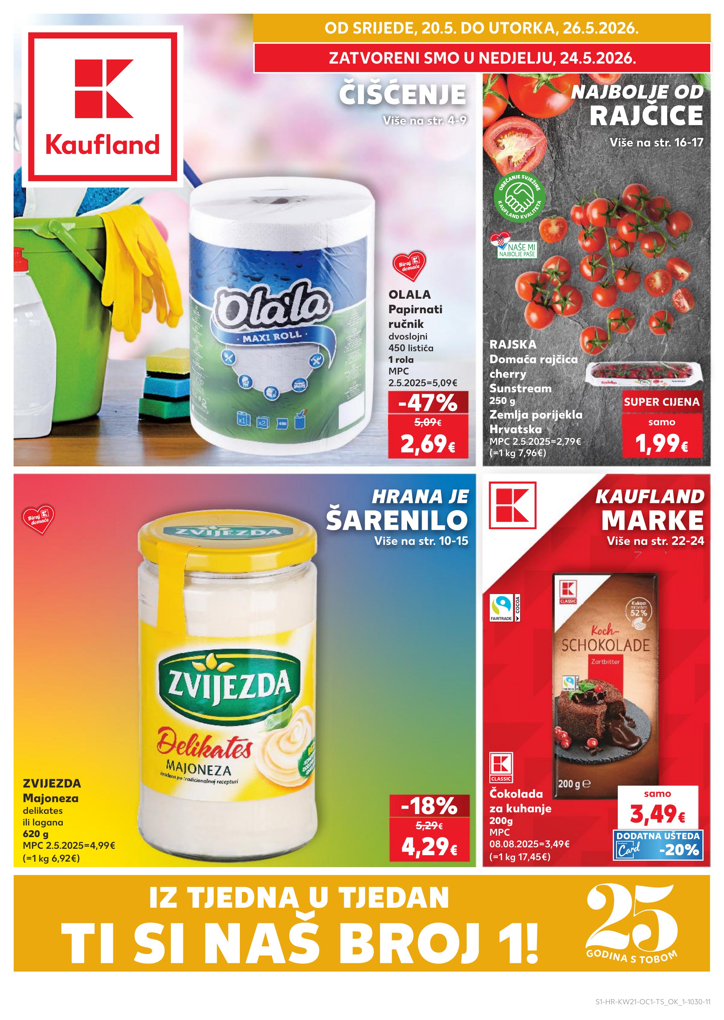 Kaufland katalog — stranica 1 (vrijedi 20. 05. 2026.–26. 05. 2026.)