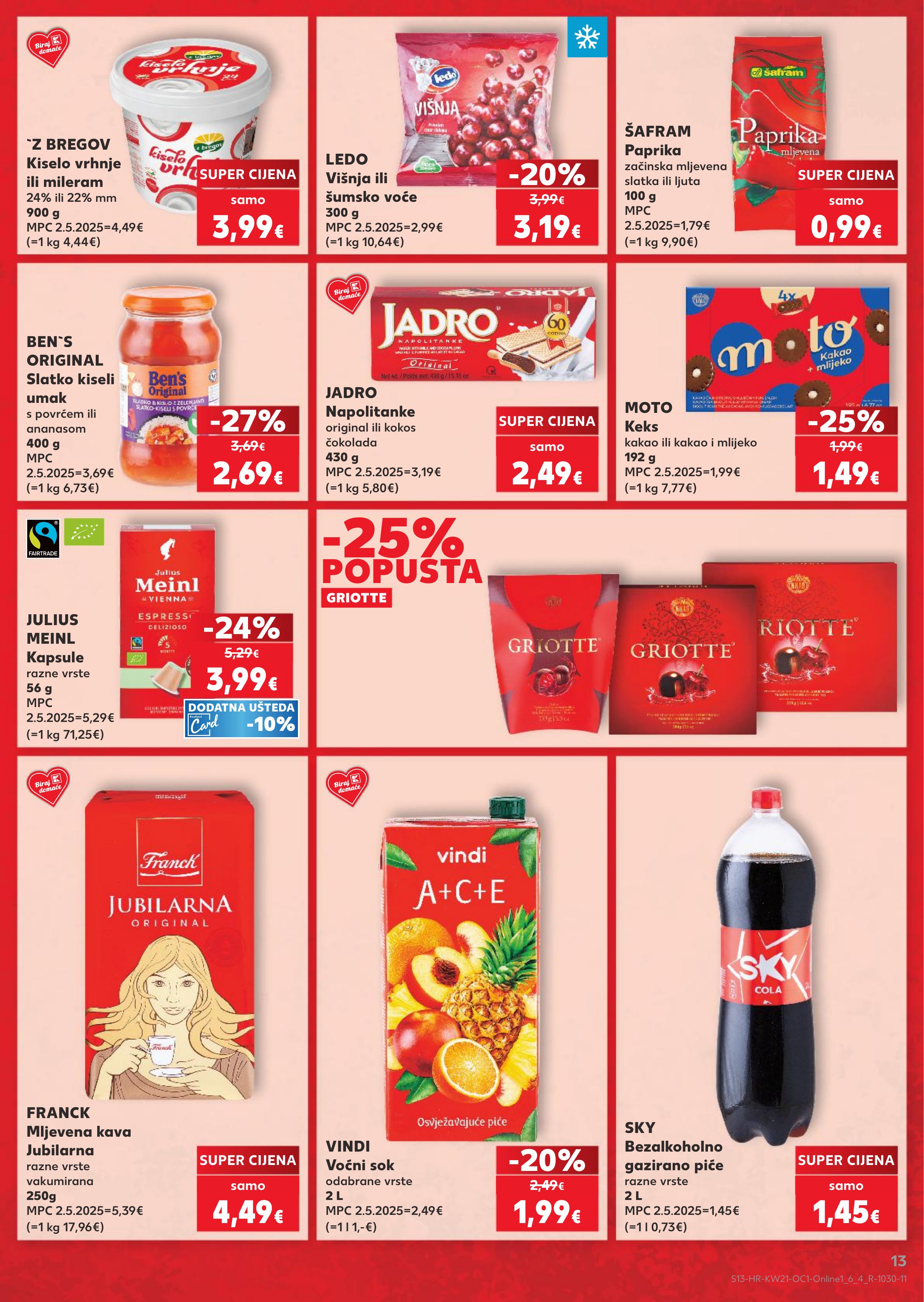 Kaufland katalog — stranica 13 (vrijedi 20. 05. 2026.–26. 05. 2026.)