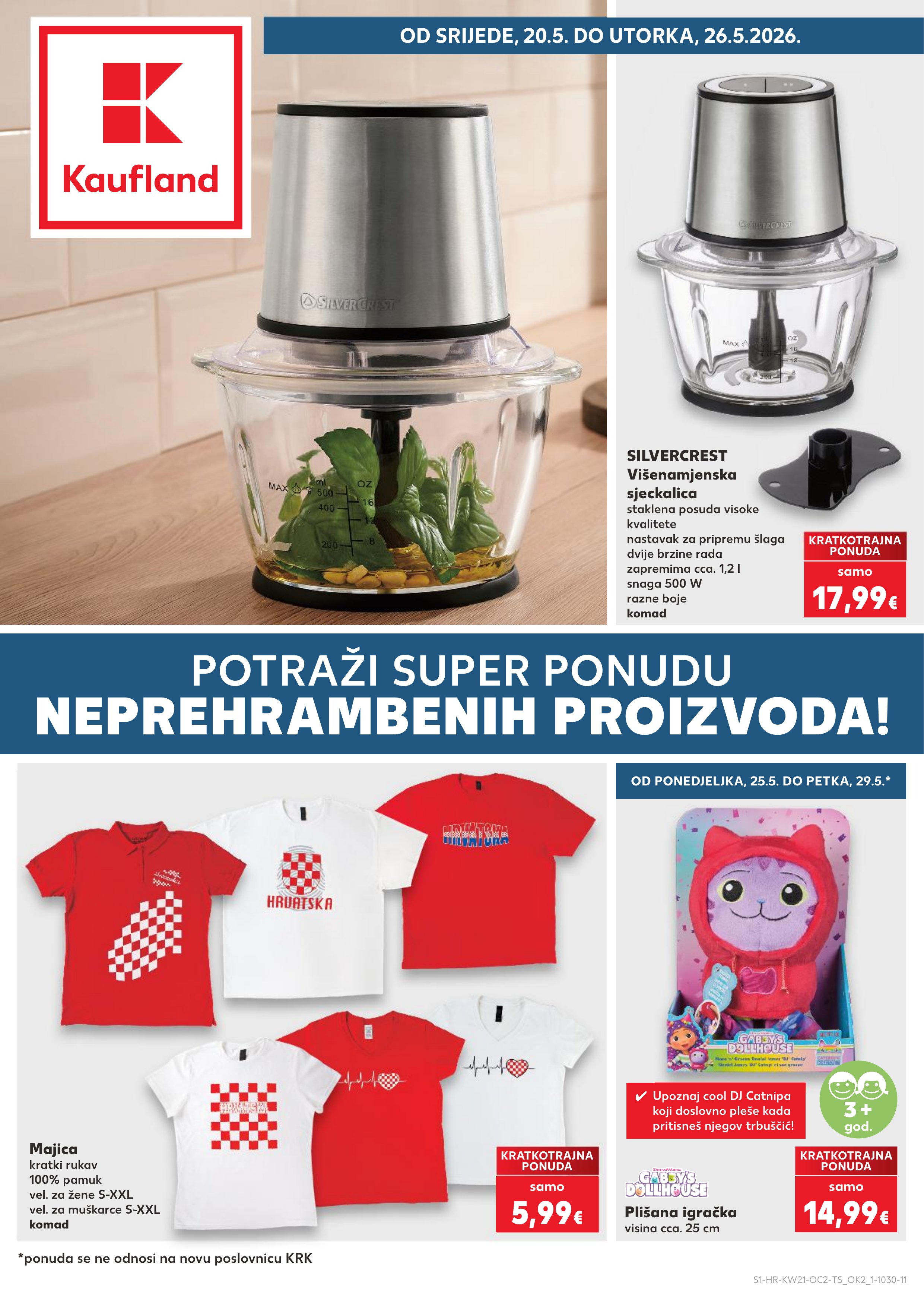 Kaufland katalog — stranica 1 (vrijedi 20. 05. 2026.–26. 05. 2026.)