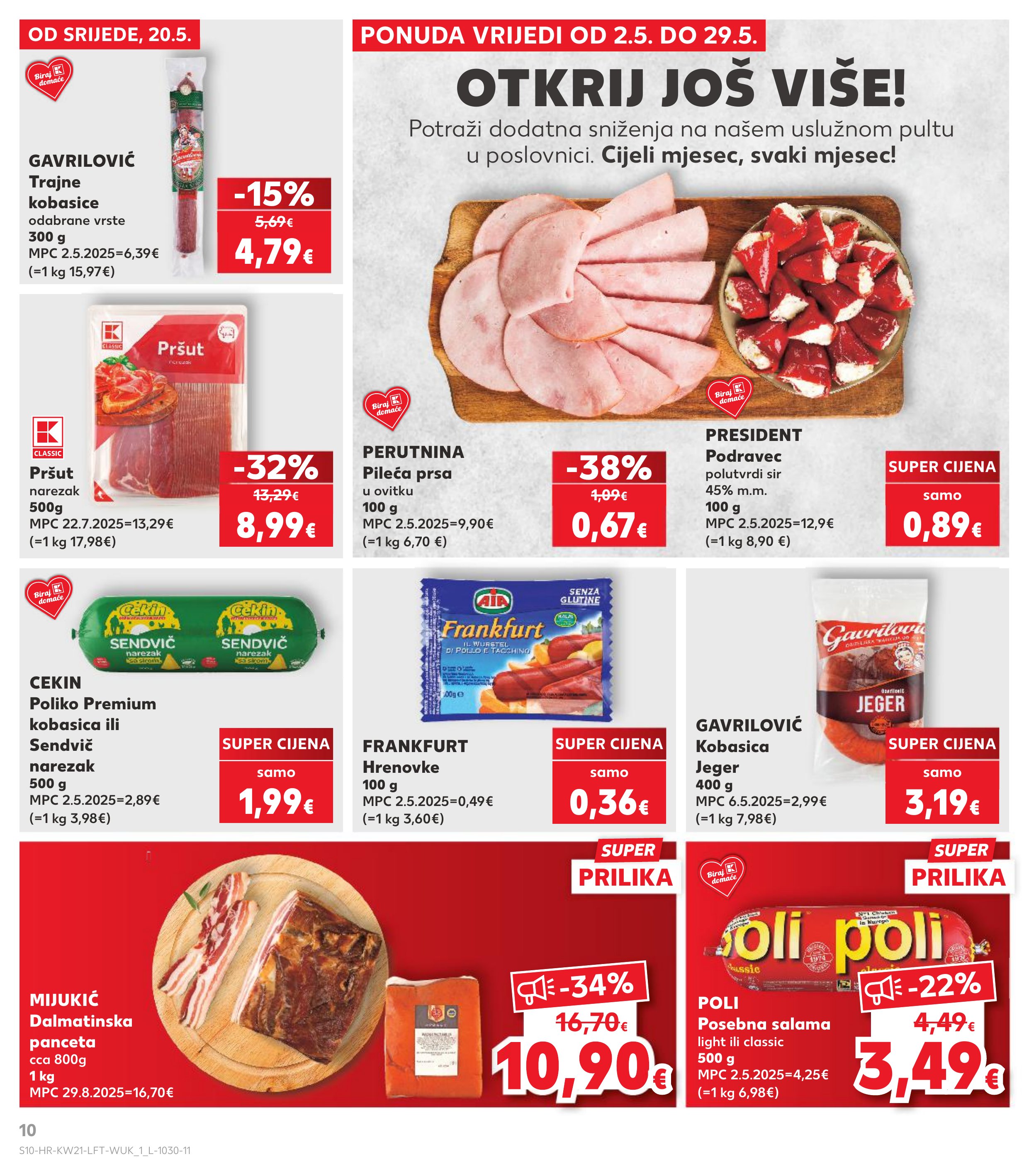 Kaufland katalog — stranica 10 (vrijedi 20. 05. 2026.–26. 05. 2026.)