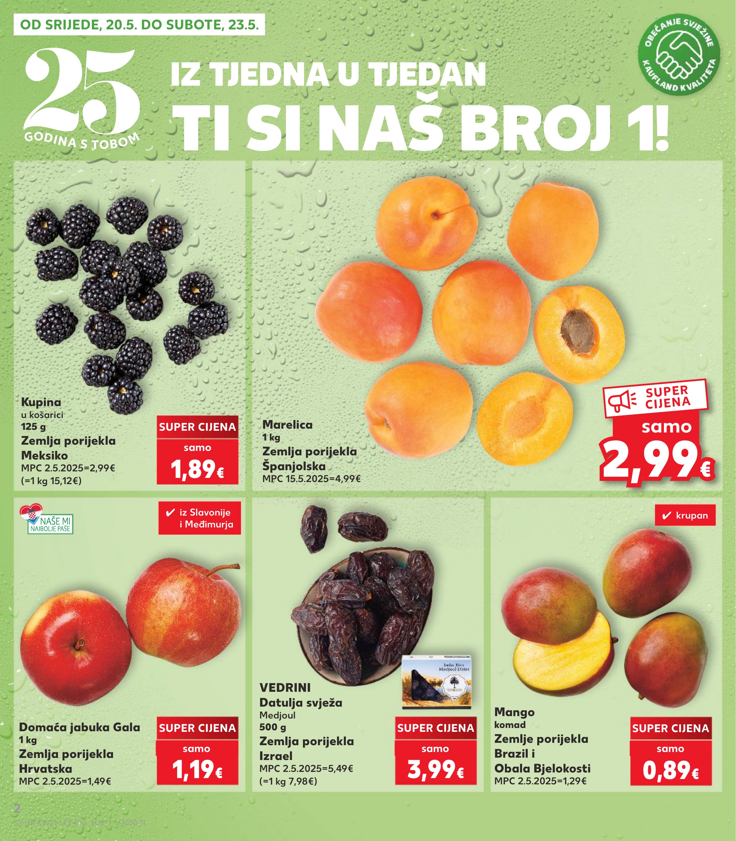 Kaufland katalog — stranica 2 (vrijedi 20. 05. 2026.–26. 05. 2026.)