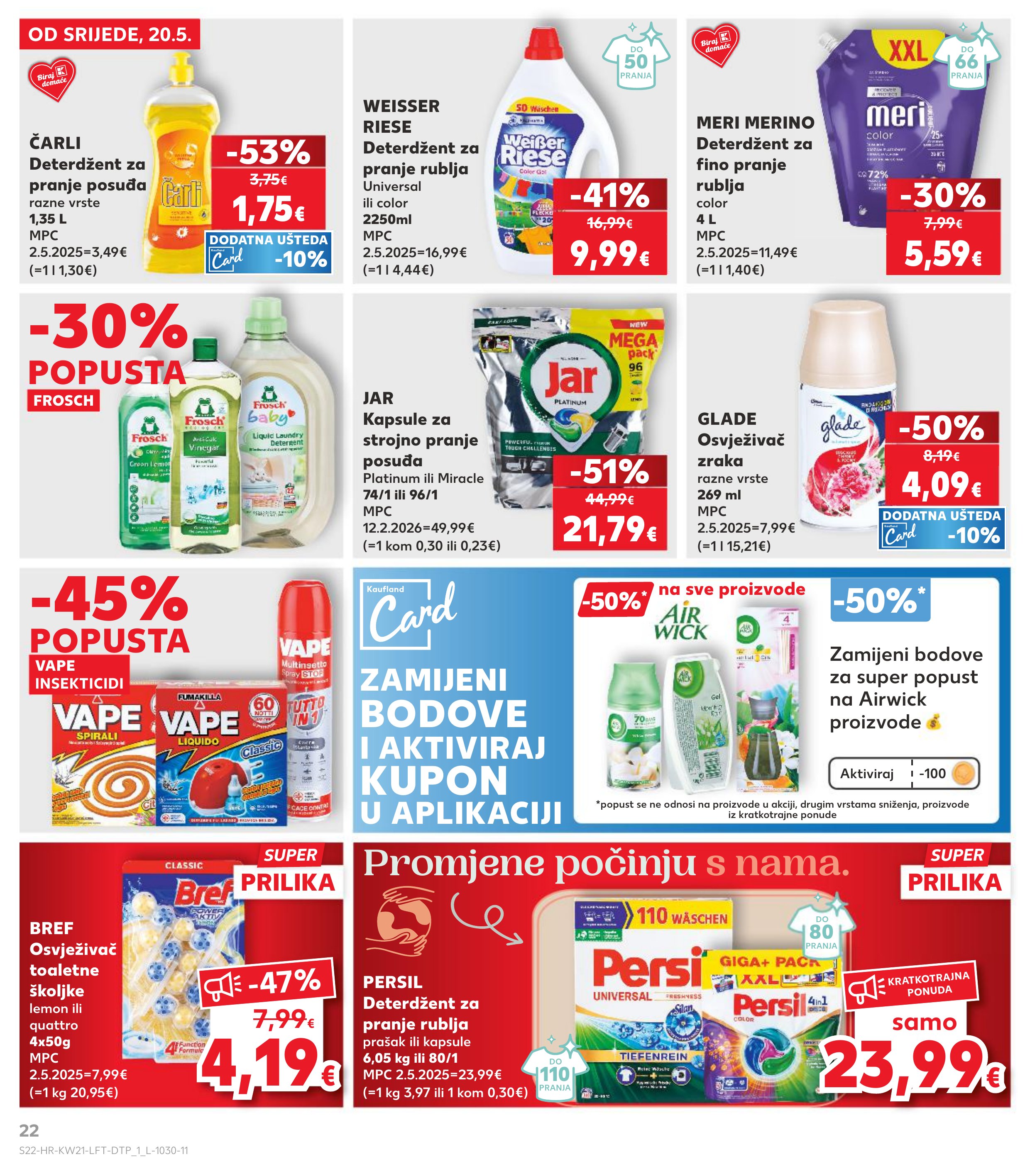 Kaufland katalog — stranica 22 (vrijedi 20. 05. 2026.–26. 05. 2026.)