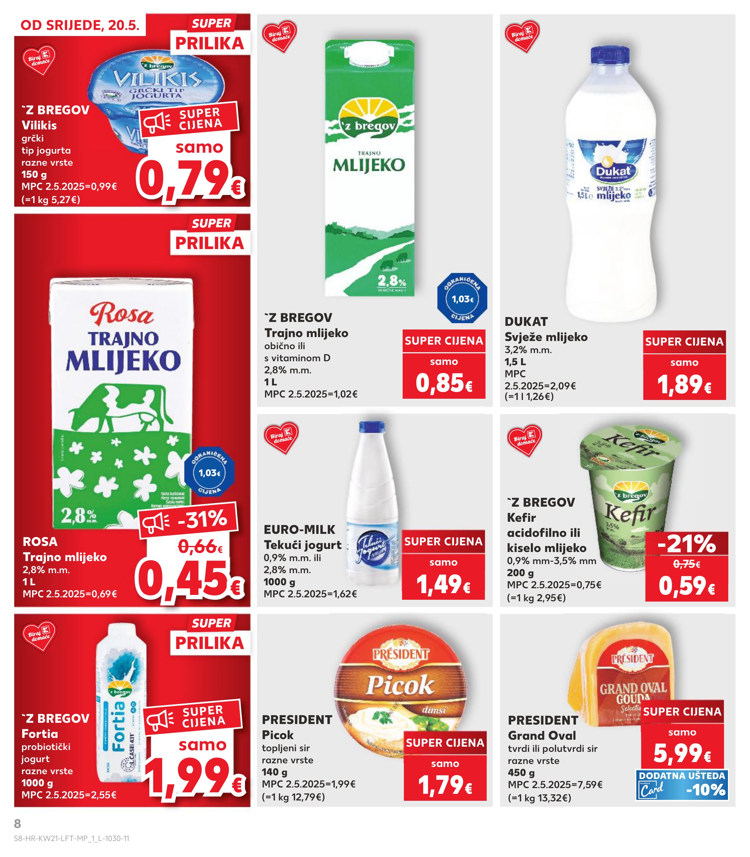 Kaufland katalog — stranica 8 (vrijedi 20. 05. 2026.–26. 05. 2026.)