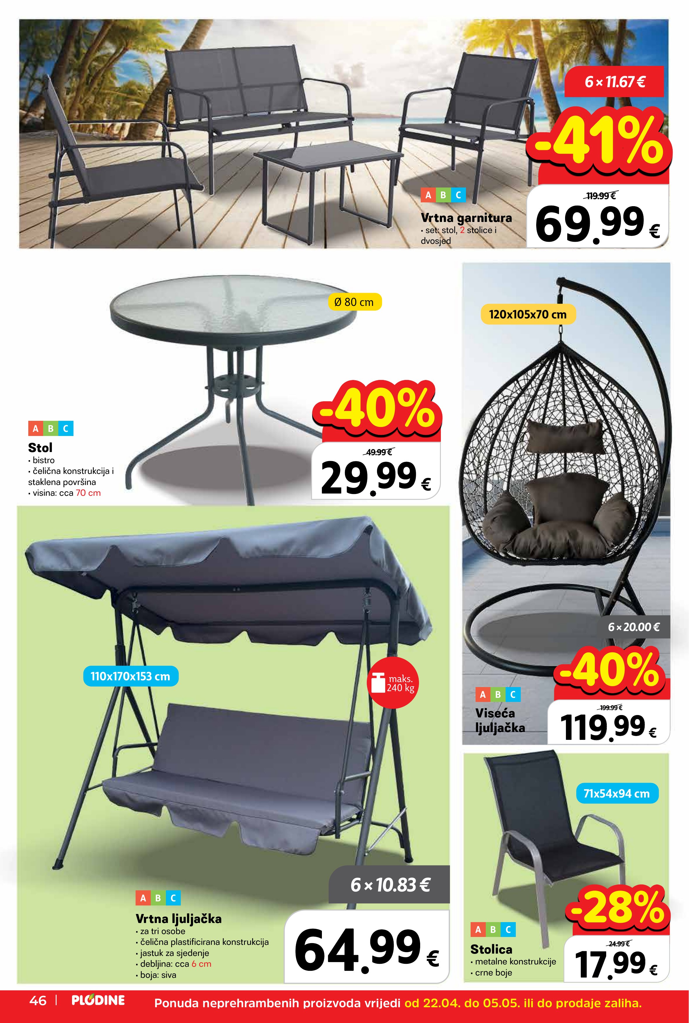 Plodine katalog — stranica 46 (vrijedi 22. 04. 2026.–28. 04. 2026.)