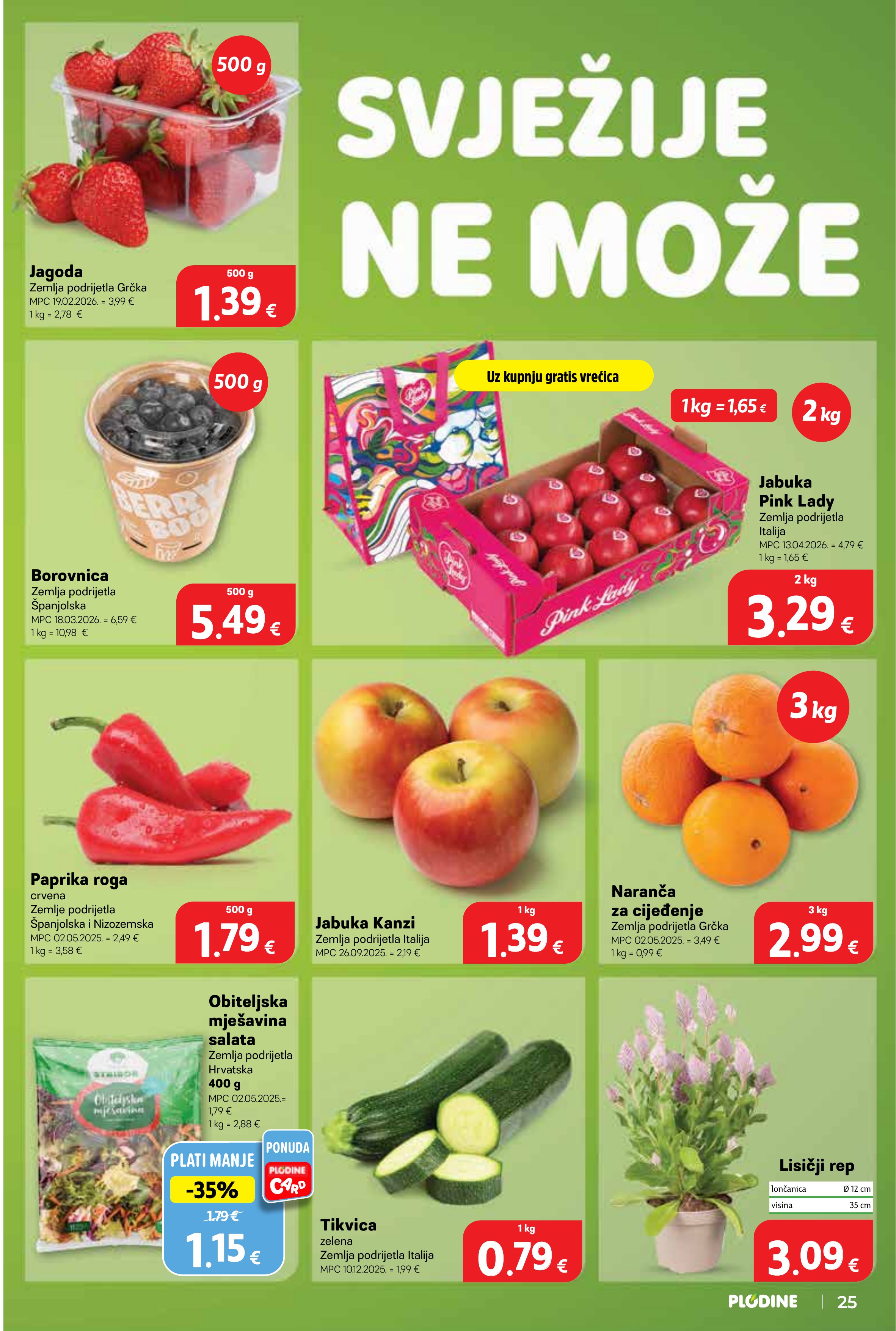 Plodine katalog — stranica 25 (vrijedi 29. 04. 2026.–05. 05. 2026.)