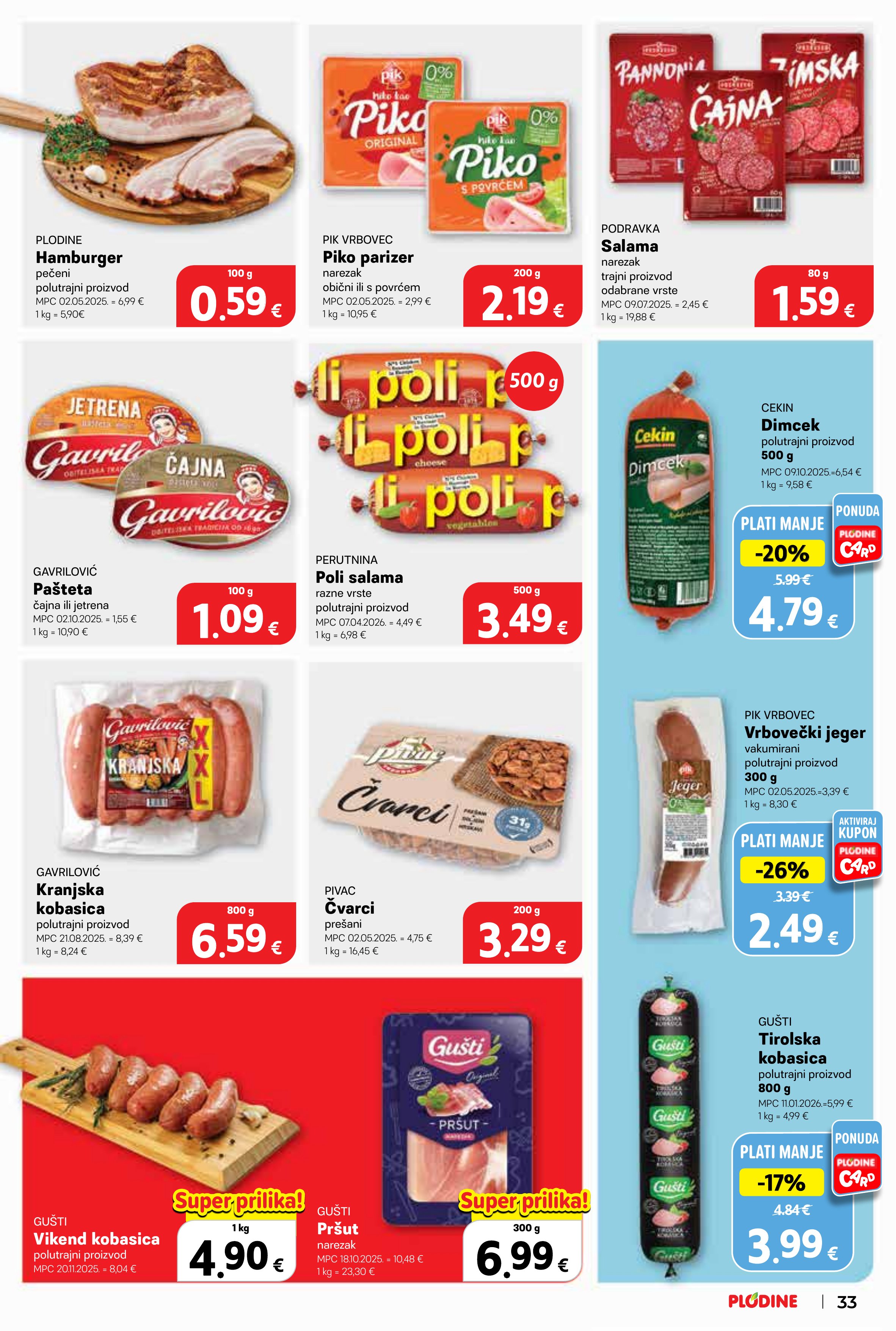 Plodine katalog — stranica 33 (vrijedi 29. 04. 2026.–05. 05. 2026.)
