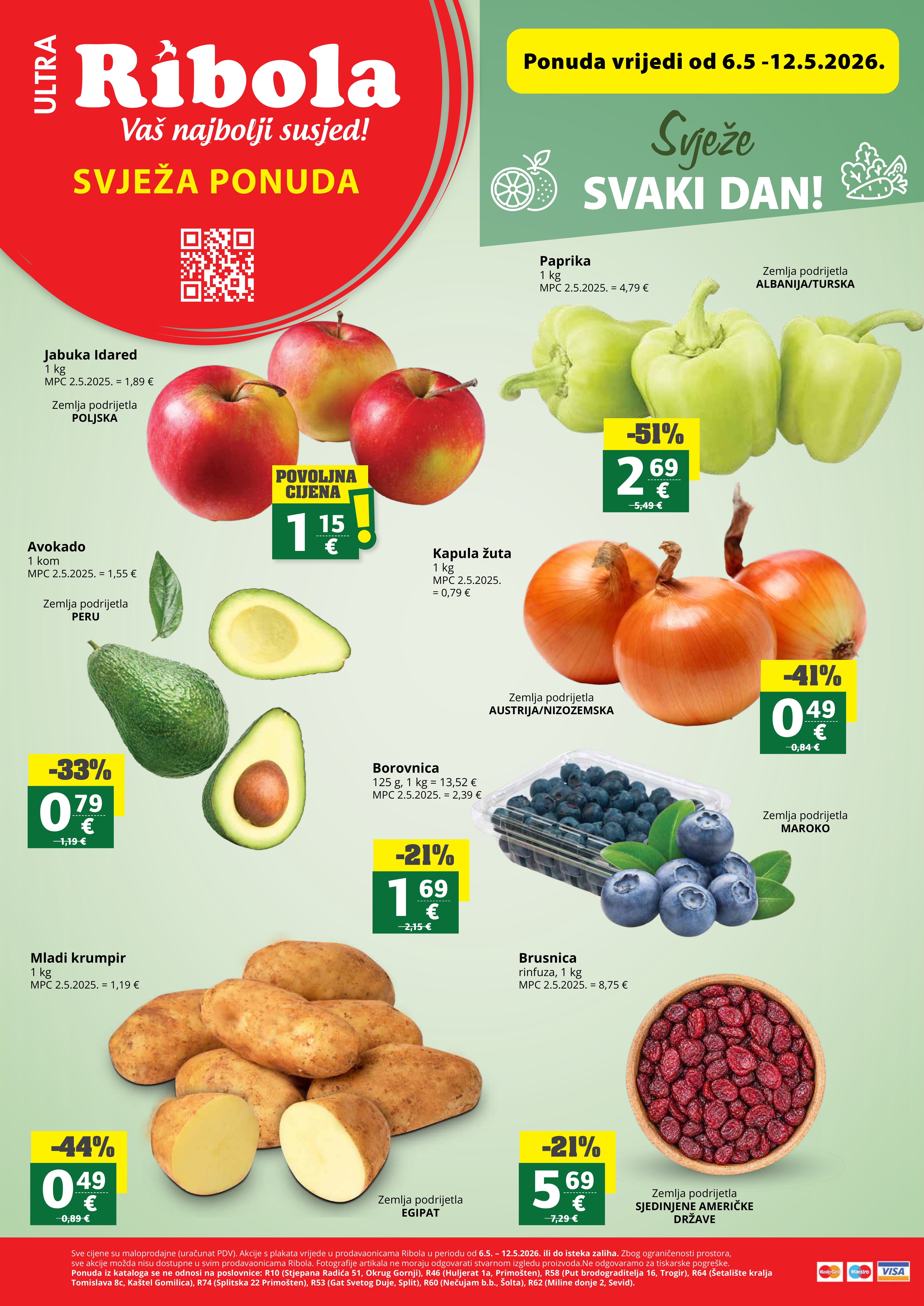 Ribola katalog — stranica 1 (vrijedi 06. 05. 2026.–12. 05. 2026.)