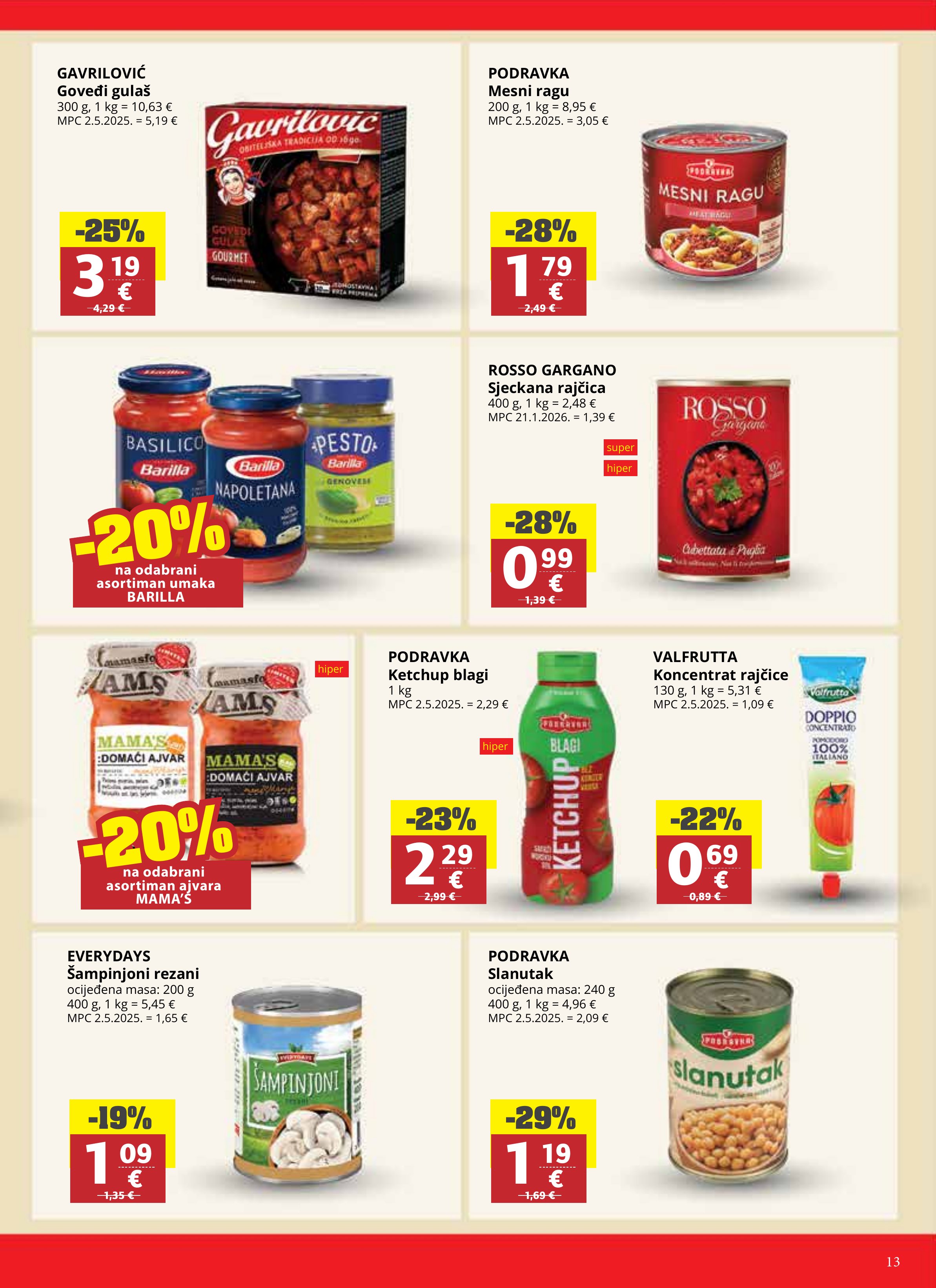 Ribola katalog — stranica 13 (vrijedi 06. 05. 2026.–12. 05. 2026.)