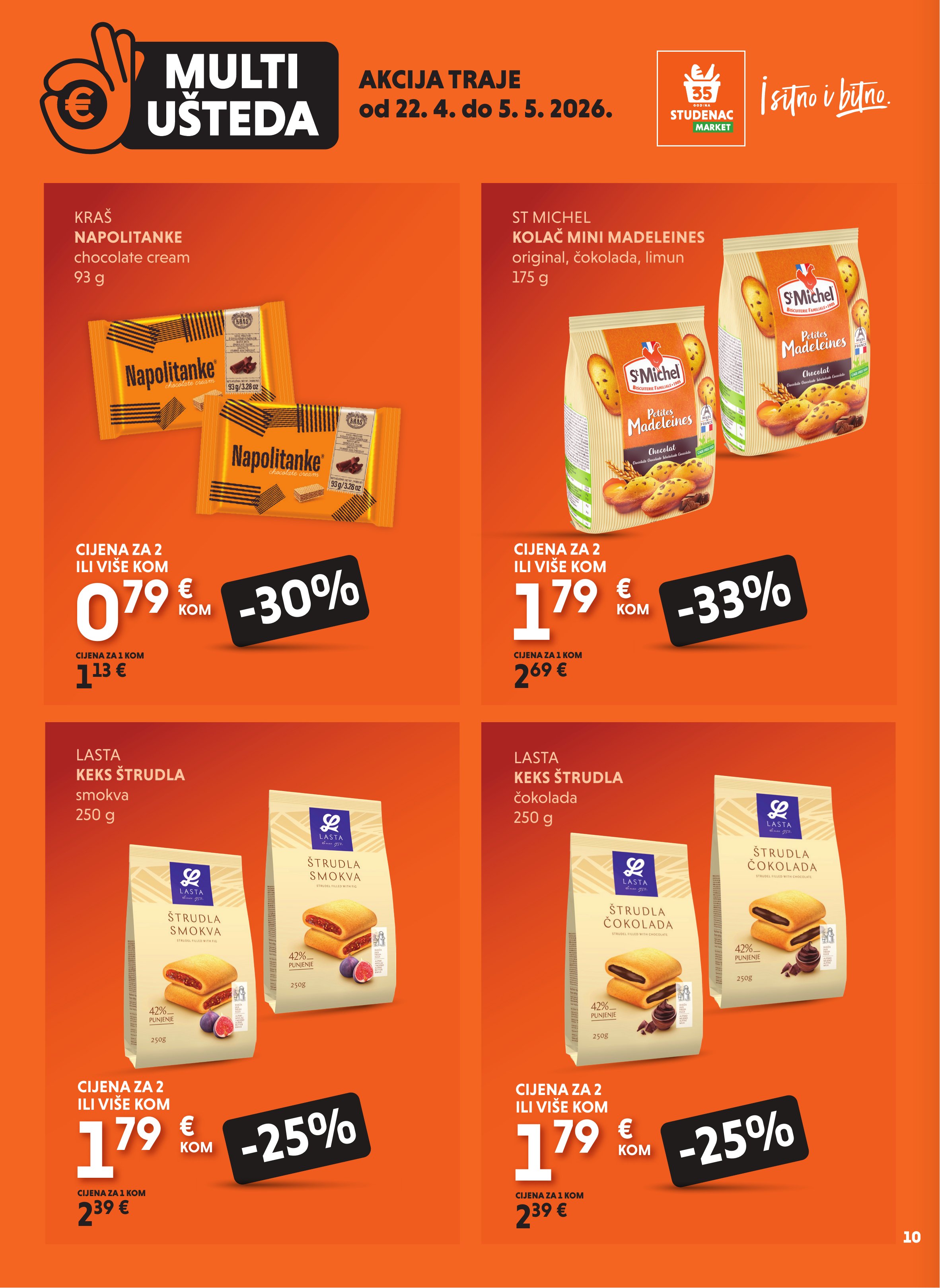 Studenac katalog — stranica 10 (vrijedi 22. 04. 2026.–05. 05. 2026.)