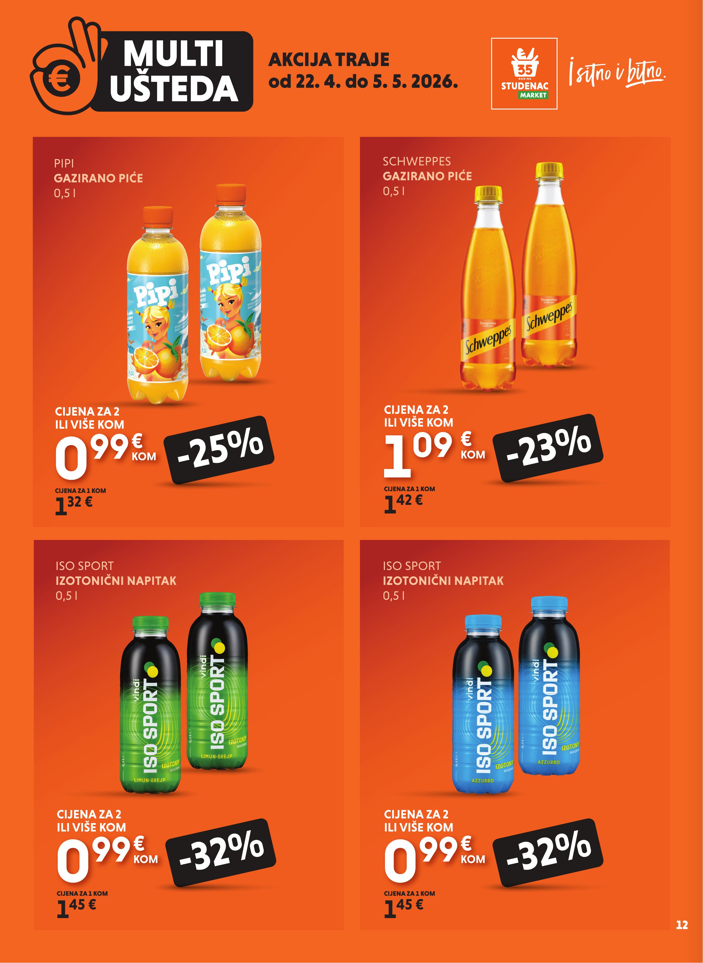 Studenac katalog — stranica 12 (vrijedi 22. 04. 2026.–05. 05. 2026.)