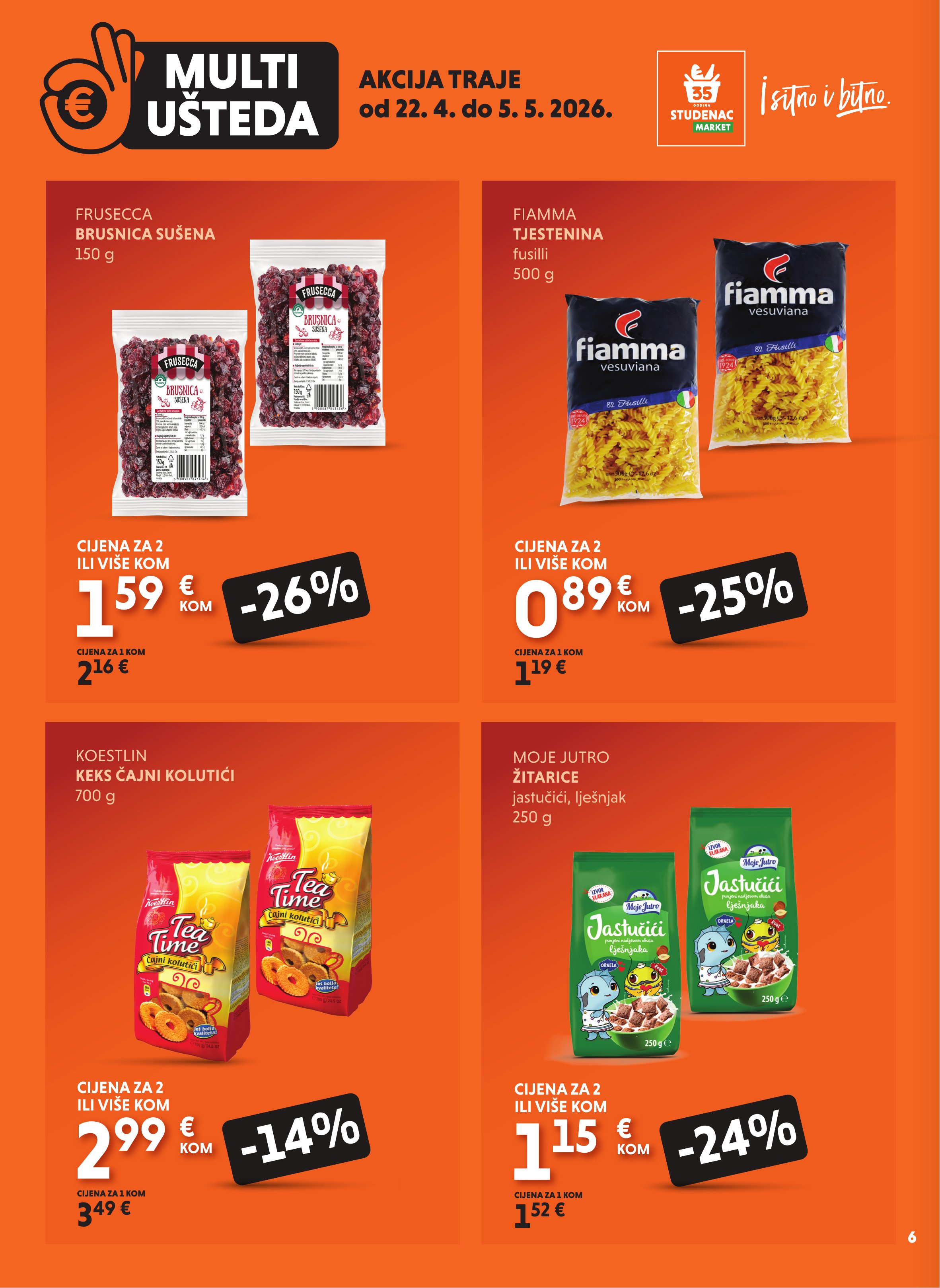 Studenac katalog — stranica 6 (vrijedi 22. 04. 2026.–05. 05. 2026.)
