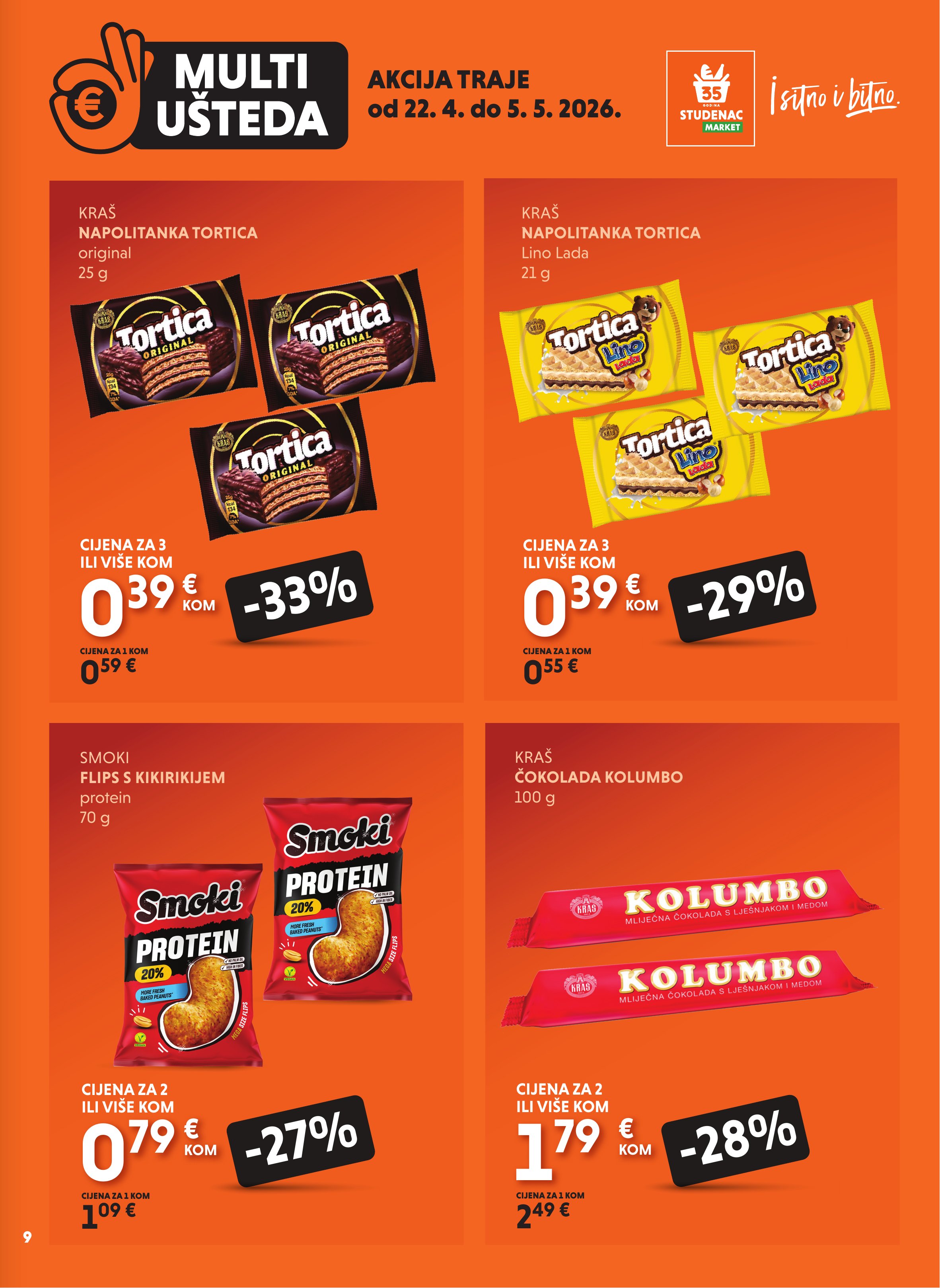 Studenac katalog — stranica 9 (vrijedi 22. 04. 2026.–05. 05. 2026.)