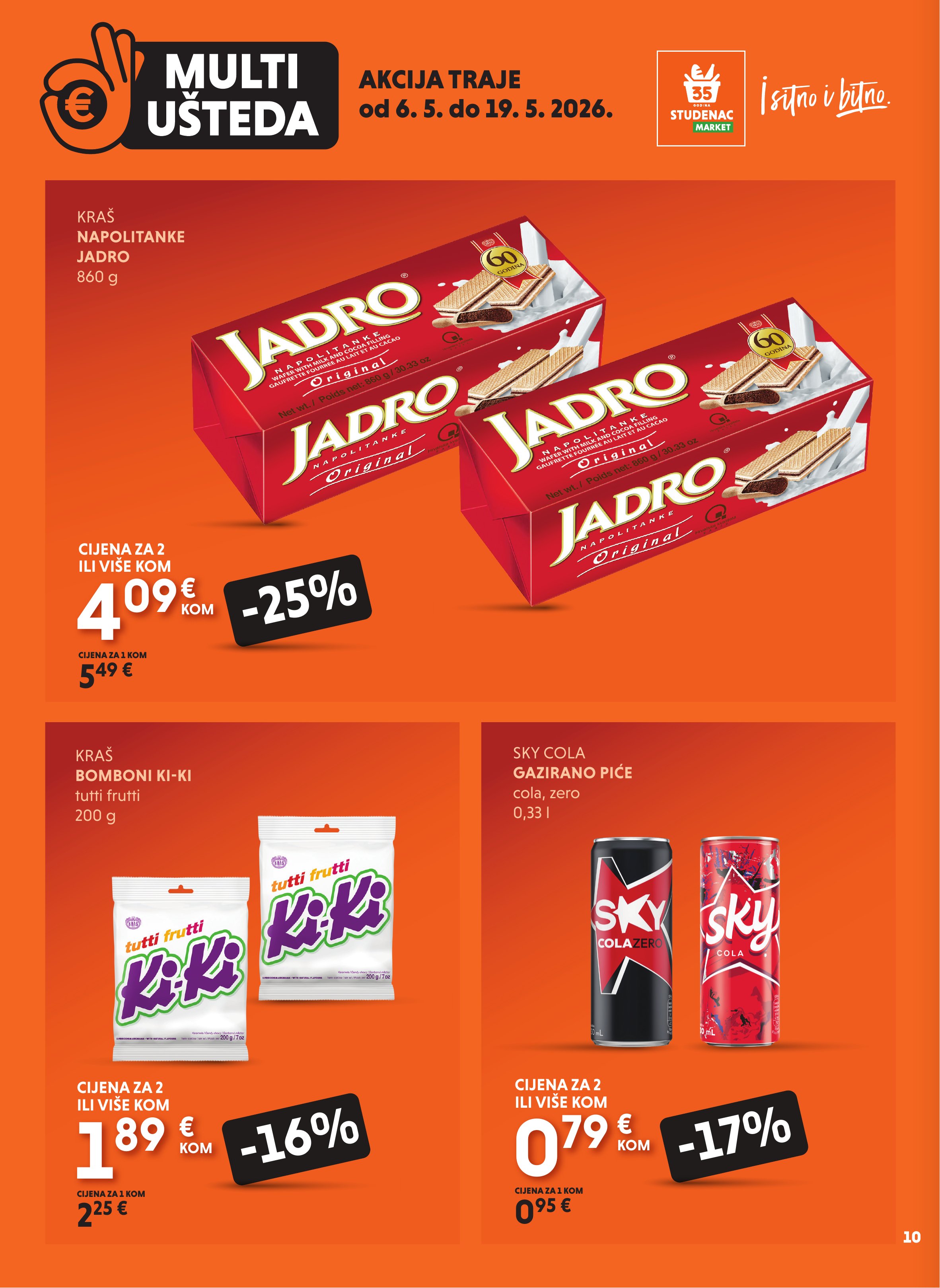 Studenac katalog — stranica 10 (vrijedi 06. 05. 2026.–19. 05. 2026.)
