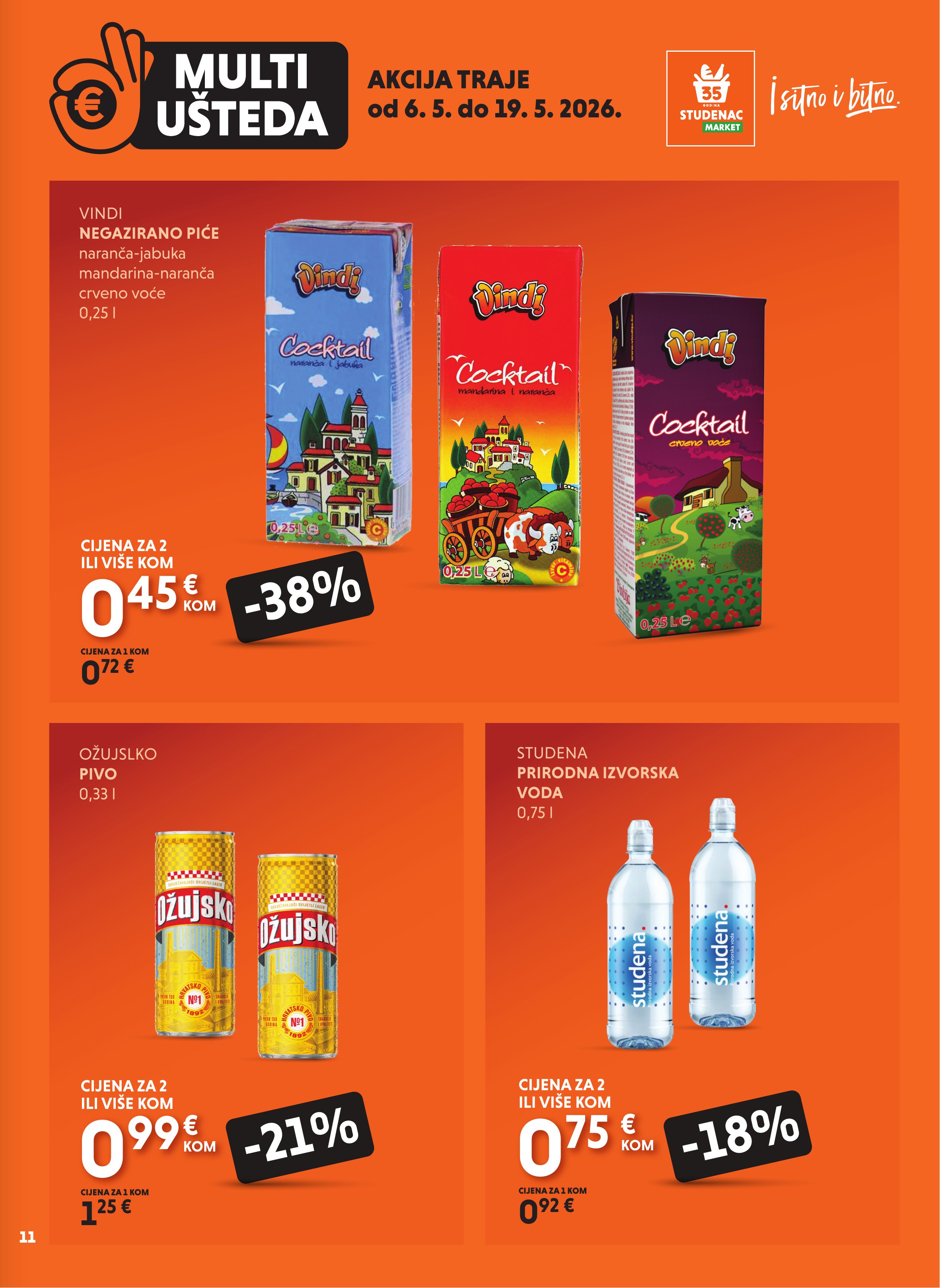 Studenac katalog — stranica 11 (vrijedi 06. 05. 2026.–19. 05. 2026.)