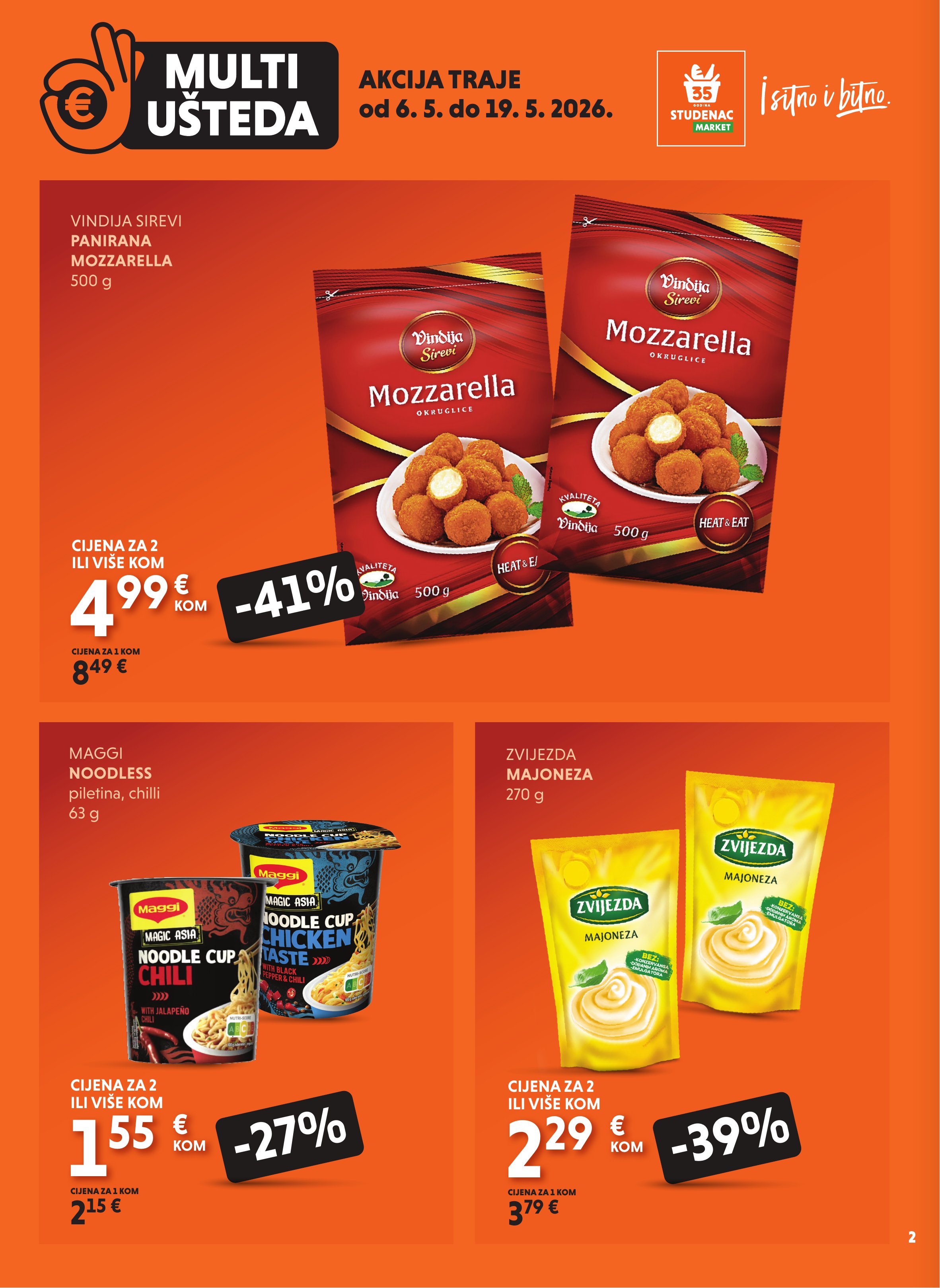 Studenac katalog — stranica 2 (vrijedi 06. 05. 2026.–19. 05. 2026.)