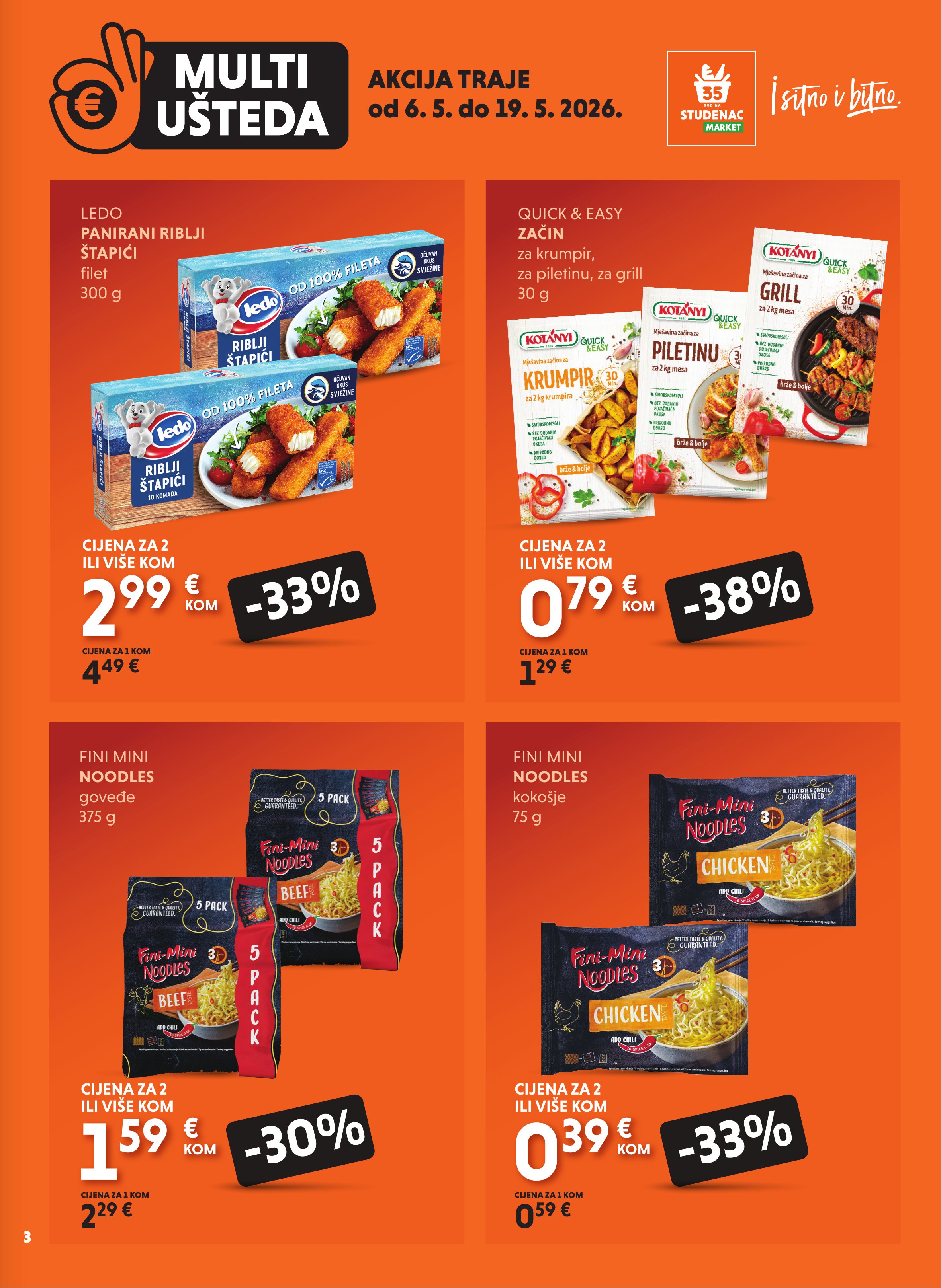 Studenac katalog — stranica 3 (vrijedi 06. 05. 2026.–19. 05. 2026.)