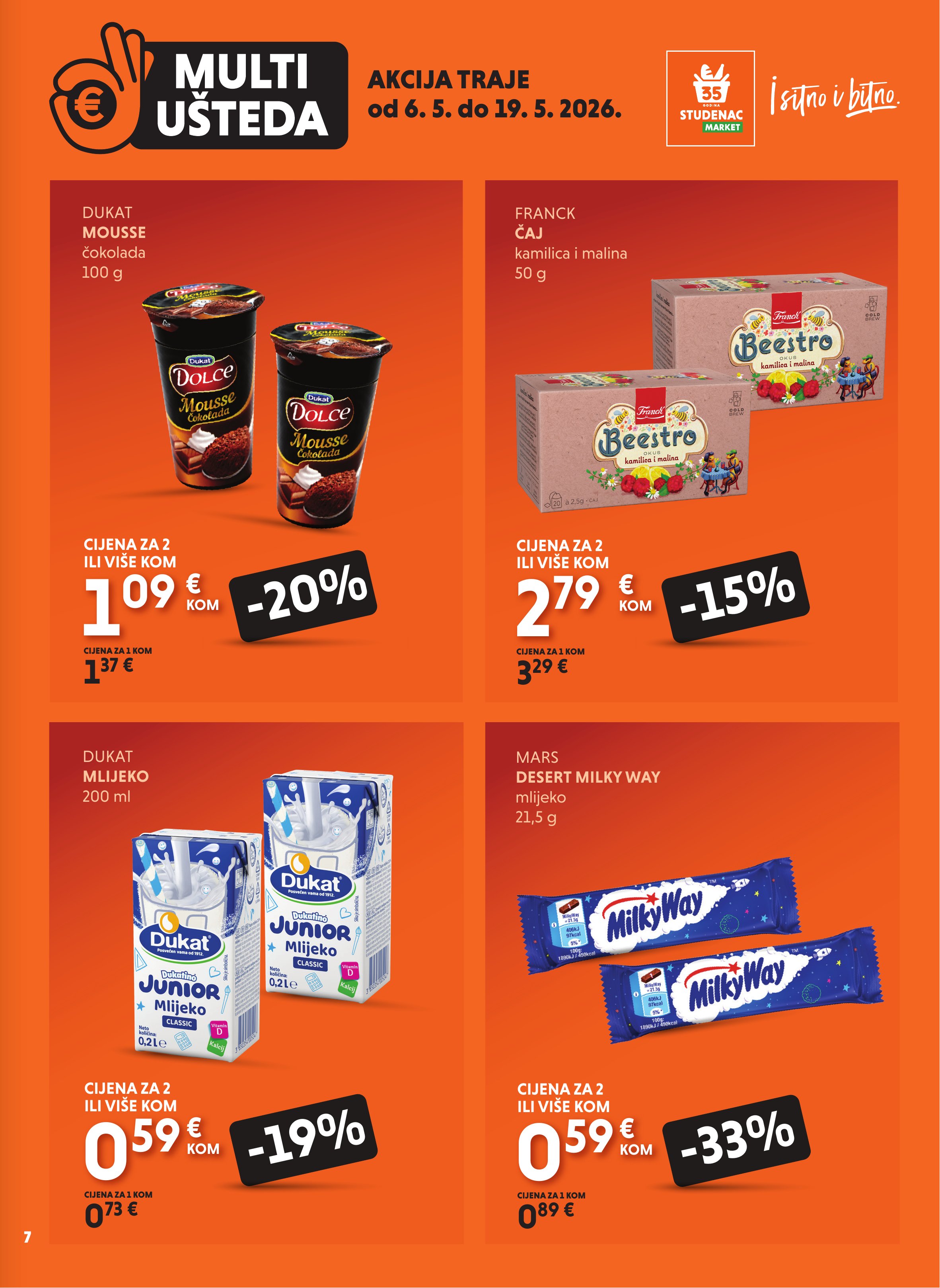 Studenac katalog — stranica 7 (vrijedi 06. 05. 2026.–19. 05. 2026.)