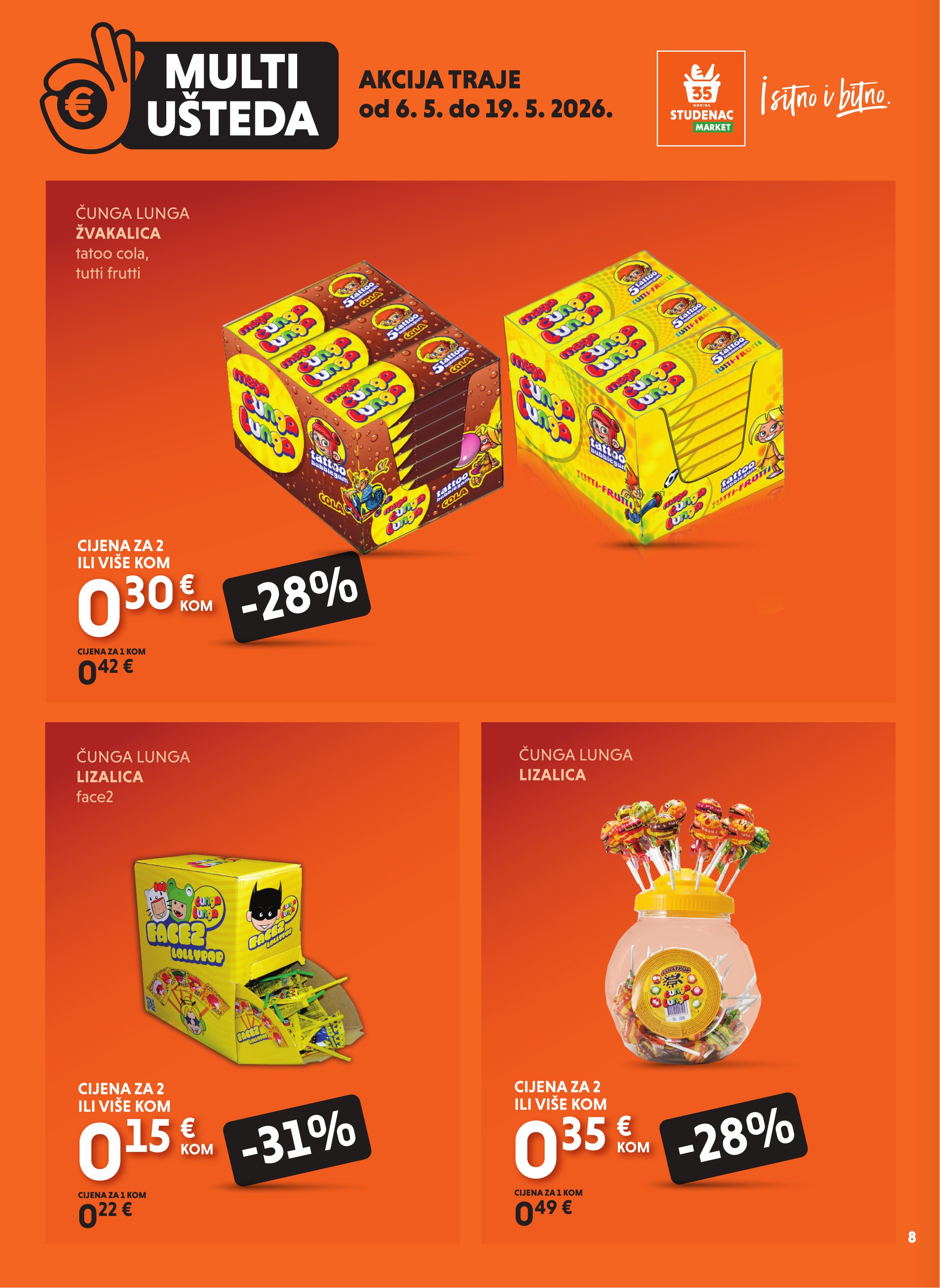 Studenac katalog — stranica 8 (vrijedi 06. 05. 2026.–19. 05. 2026.)