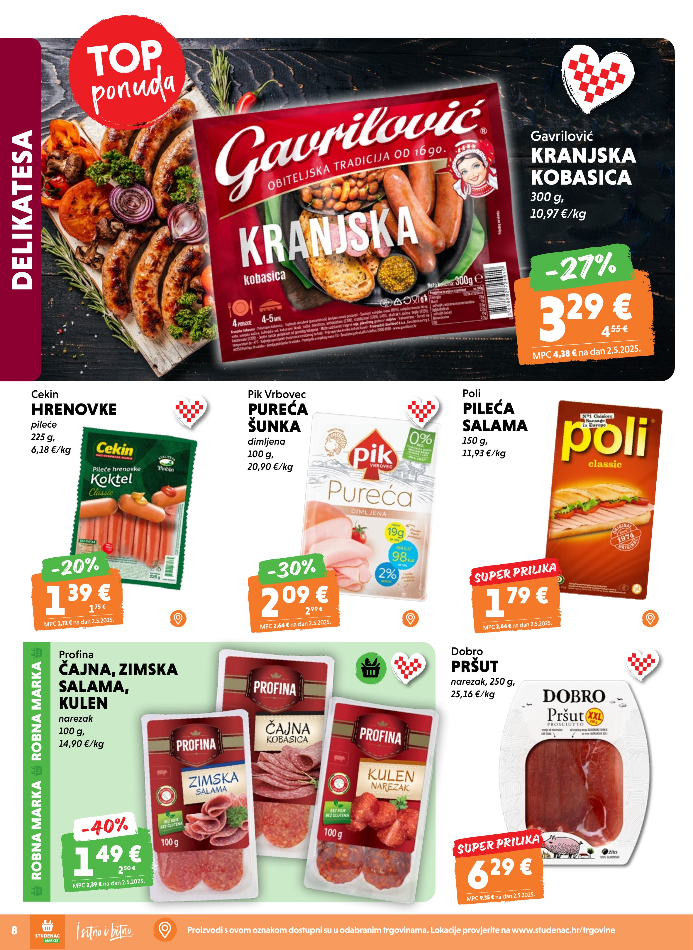 Studenac katalog — stranica 8 (vrijedi 22. 04. 2026.–28. 04. 2026.)