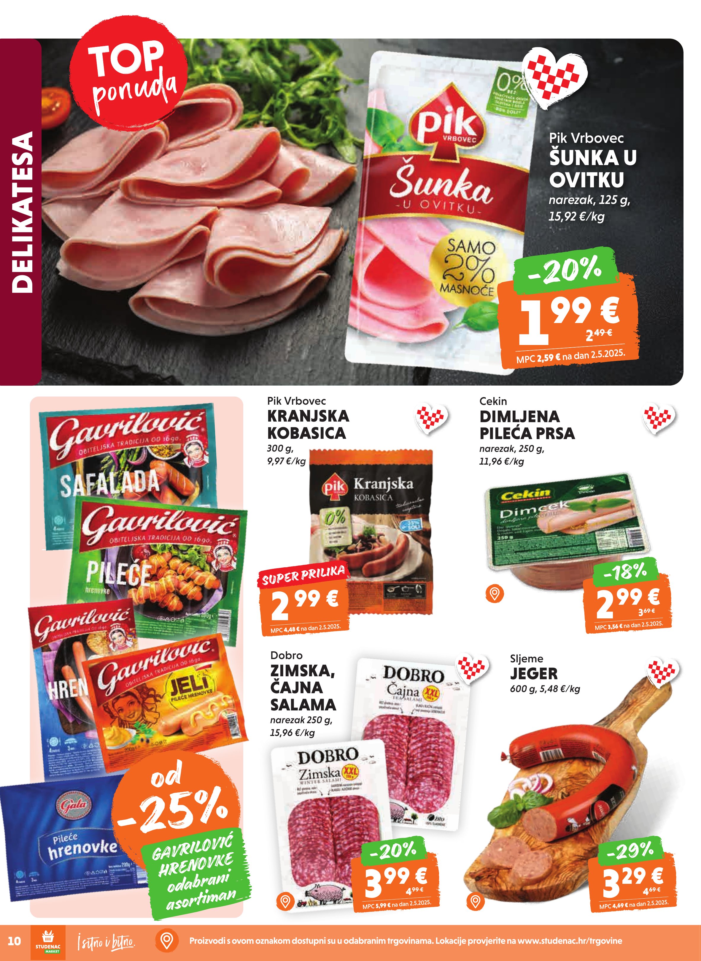 Studenac katalog — stranica 10 (vrijedi 29. 04. 2026.–05. 05. 2026.)