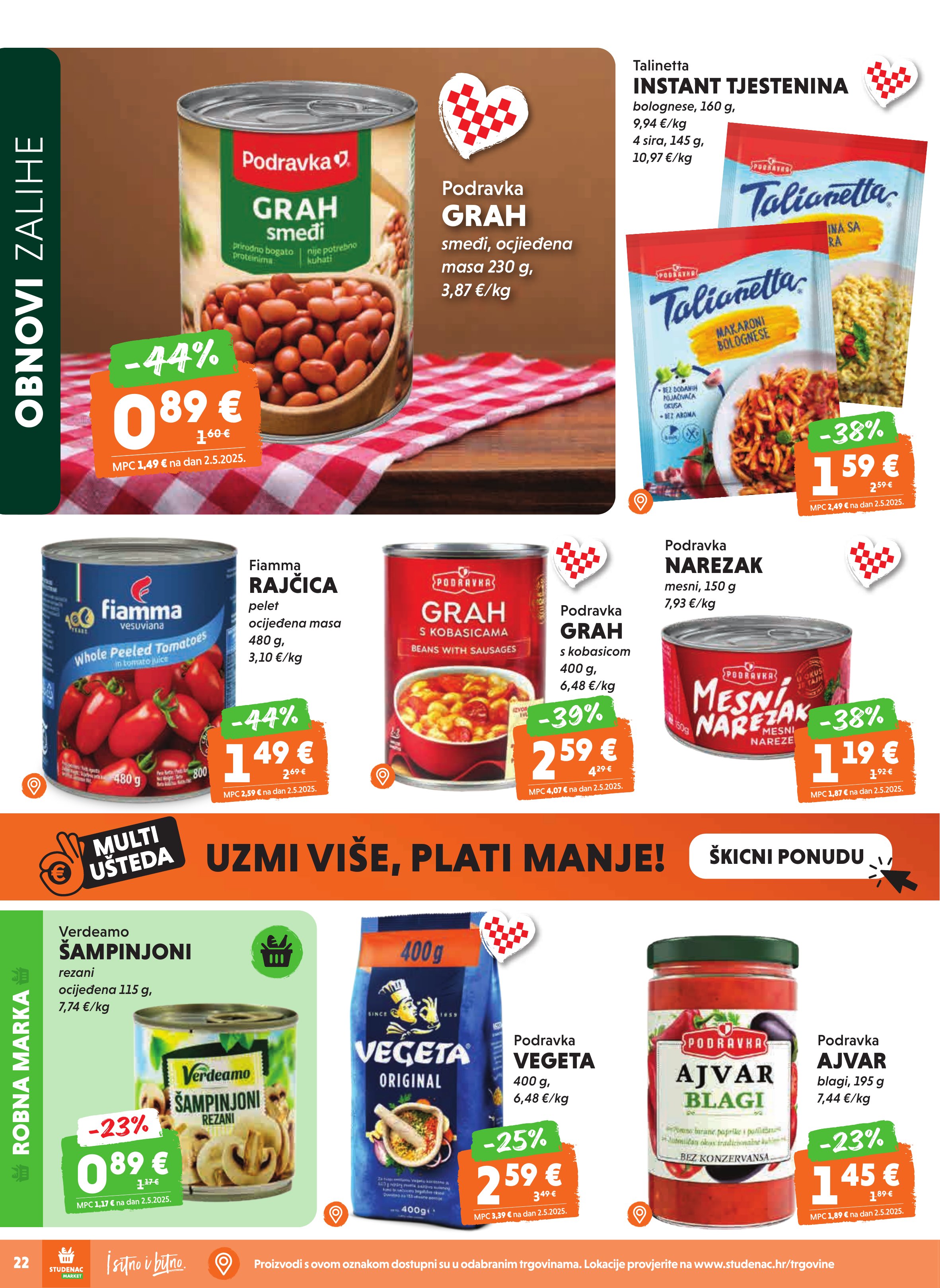 Studenac katalog — stranica 22 (vrijedi 29. 04. 2026.–05. 05. 2026.)
