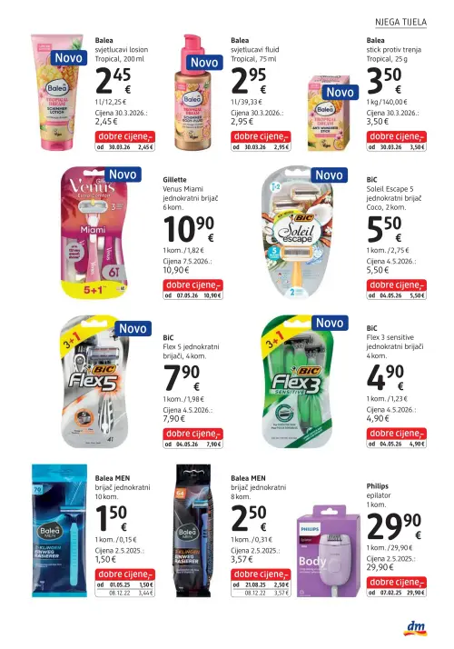 dm katalog — stranica 11: Balea MEN brijač jednokratni, Balea MEN brijač jednokratni (vrijedi 15. 06. 2026.–29. 06. 2026.)