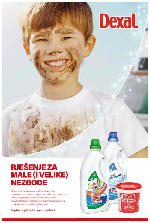Eurospin katalog — stranica 14: Dexal Dexal Salva Colore Lavatrice, Dexal Dexal PiùBianco Ossigeno Attivo (vrijedi 29. 07. 2026.–04. 08. 2026.)