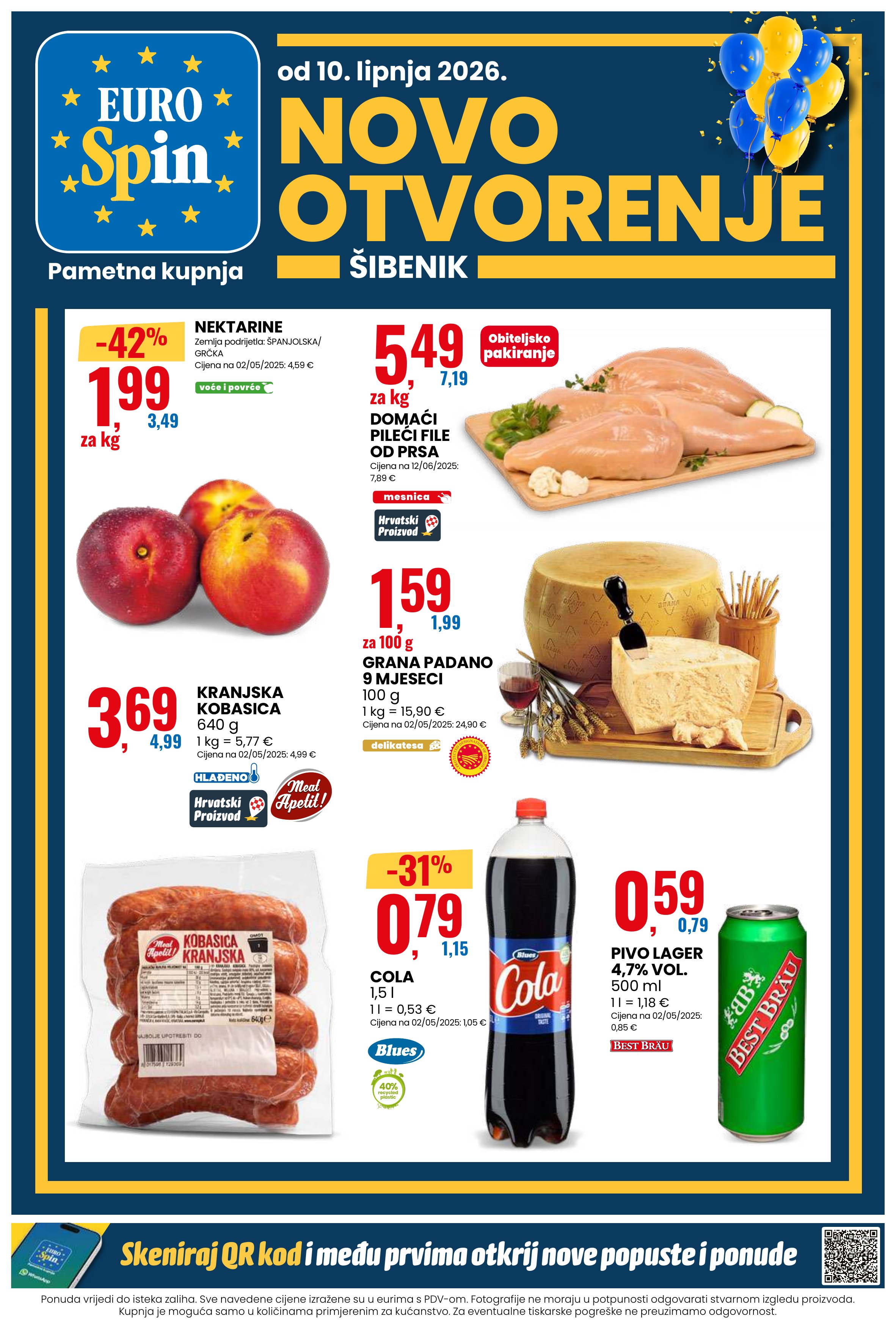 Eurospin katalog — stranica 1 (vrijedi 10. 06. 2026.–16. 06. 2026.)