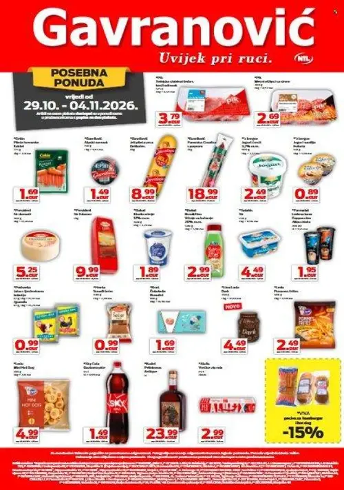 Gavranović katalog — stranica 1 (vrijedi 29.10.–04.11.2026.)