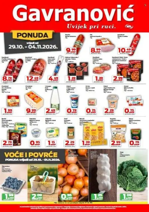 Gavranović katalog — stranica 2 (vrijedi 29.10.–04.11.2026.)