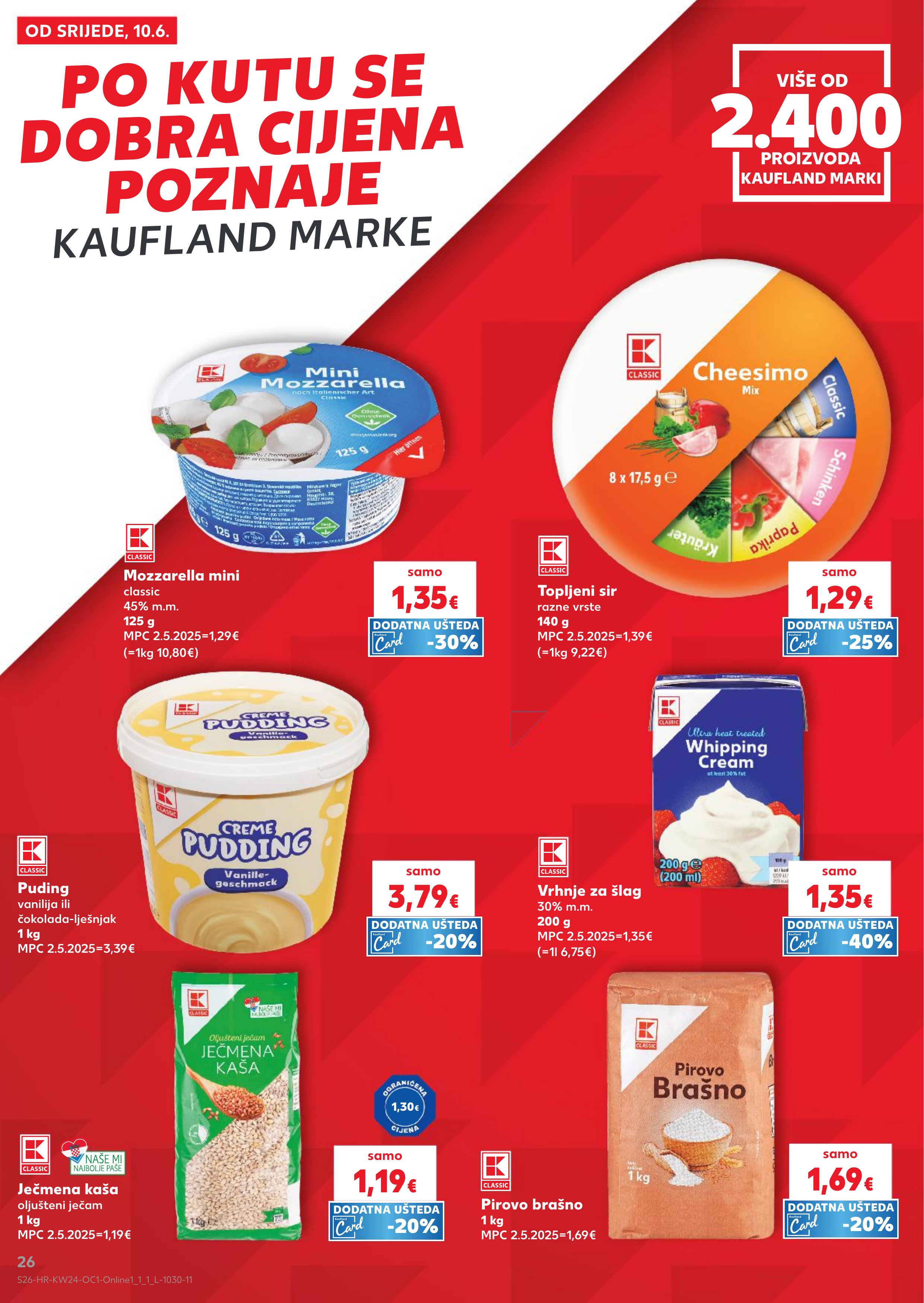 Kaufland katalog — stranica 26 (vrijedi 10. 06. 2026.–16. 06. 2026.)