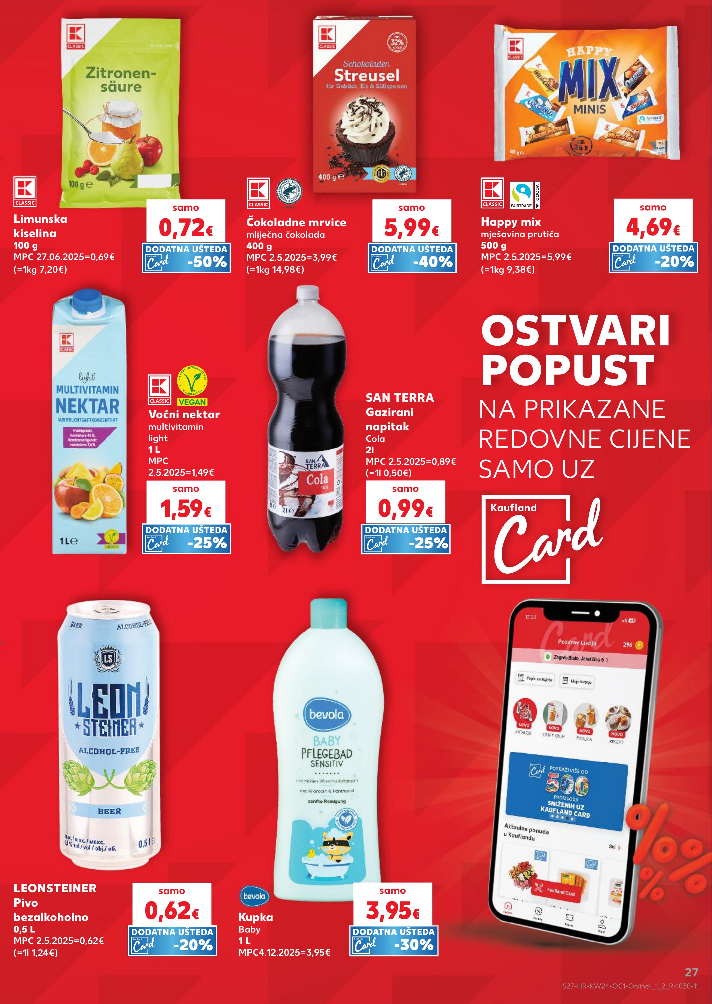 Kaufland katalog — stranica 27 (vrijedi 10. 06. 2026.–16. 06. 2026.)