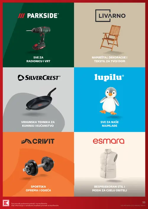 Kaufland katalog — stranica 33 (vrijedi 29. 07. 2026.–05. 08. 2026.)