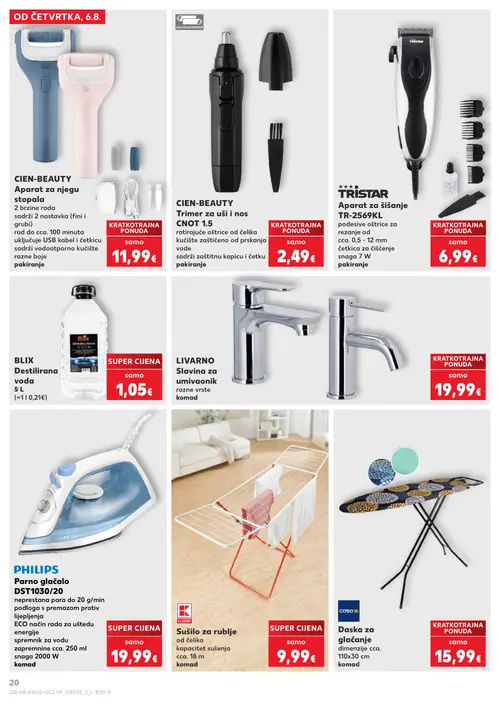 Kaufland katalog — stranica 20 (vrijedi 06. 08. 2026.–11. 08. 2026.)