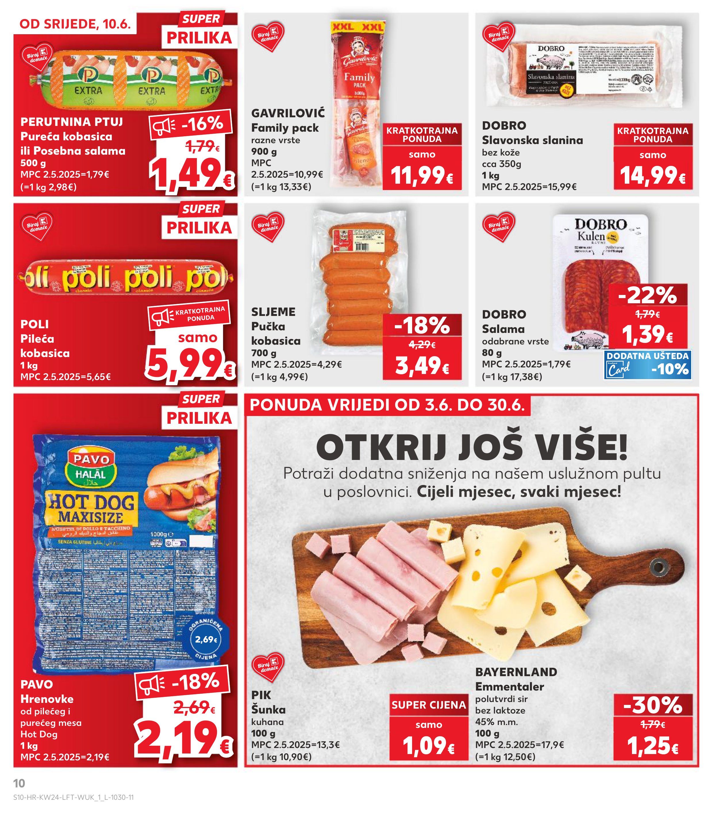Kaufland katalog — stranica 10 (vrijedi 10. 06. 2026.–16. 06. 2026.)